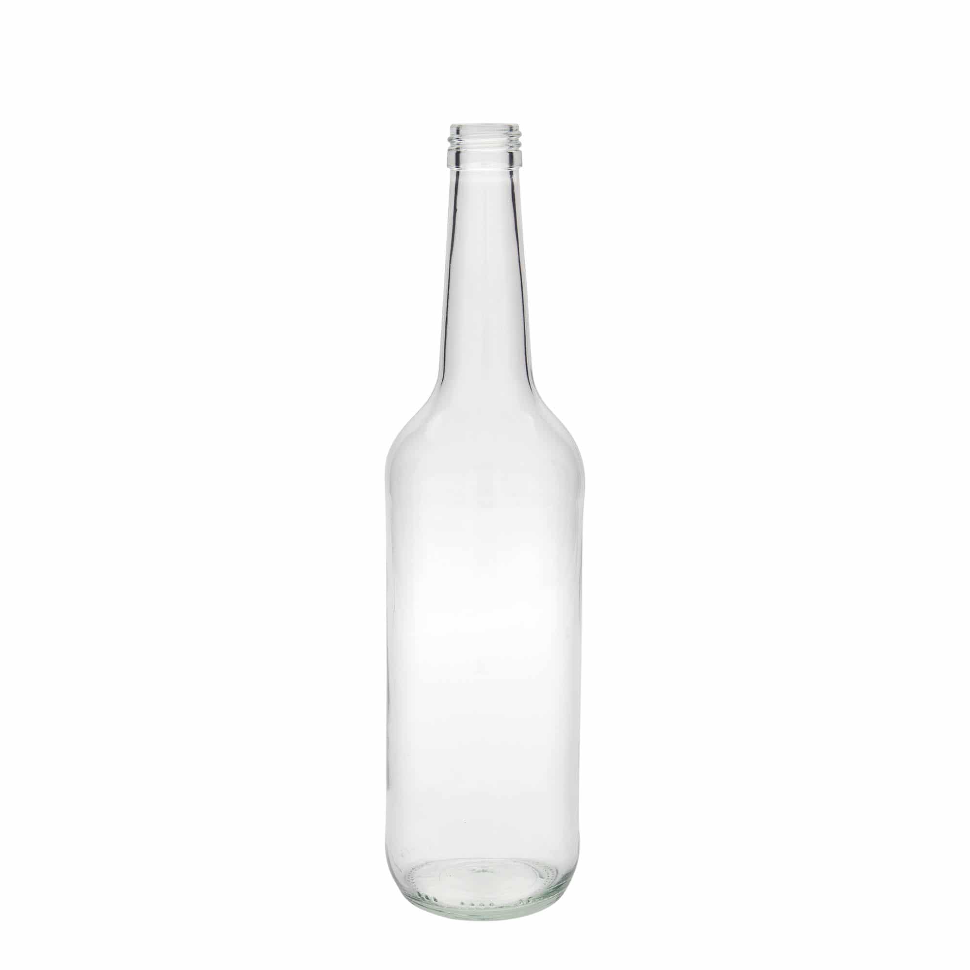 Skleněná lahev 700 ml rovné hrdlo, uzávěr: PP 28 Skleněná lahev 700 ml rovné hrdlo, uzávěr: PP 28