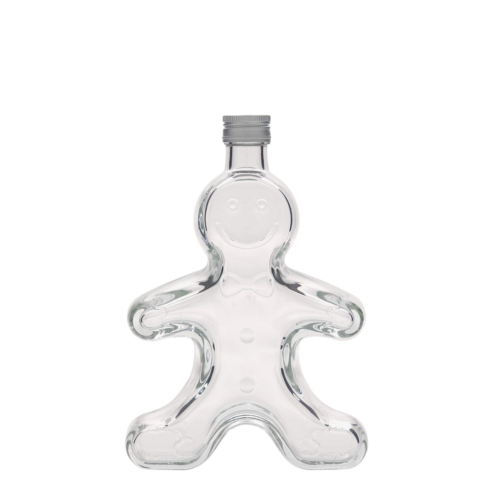 250 ml skleněná láhev 'Lebkuchenmann', hrdlo: PP 24