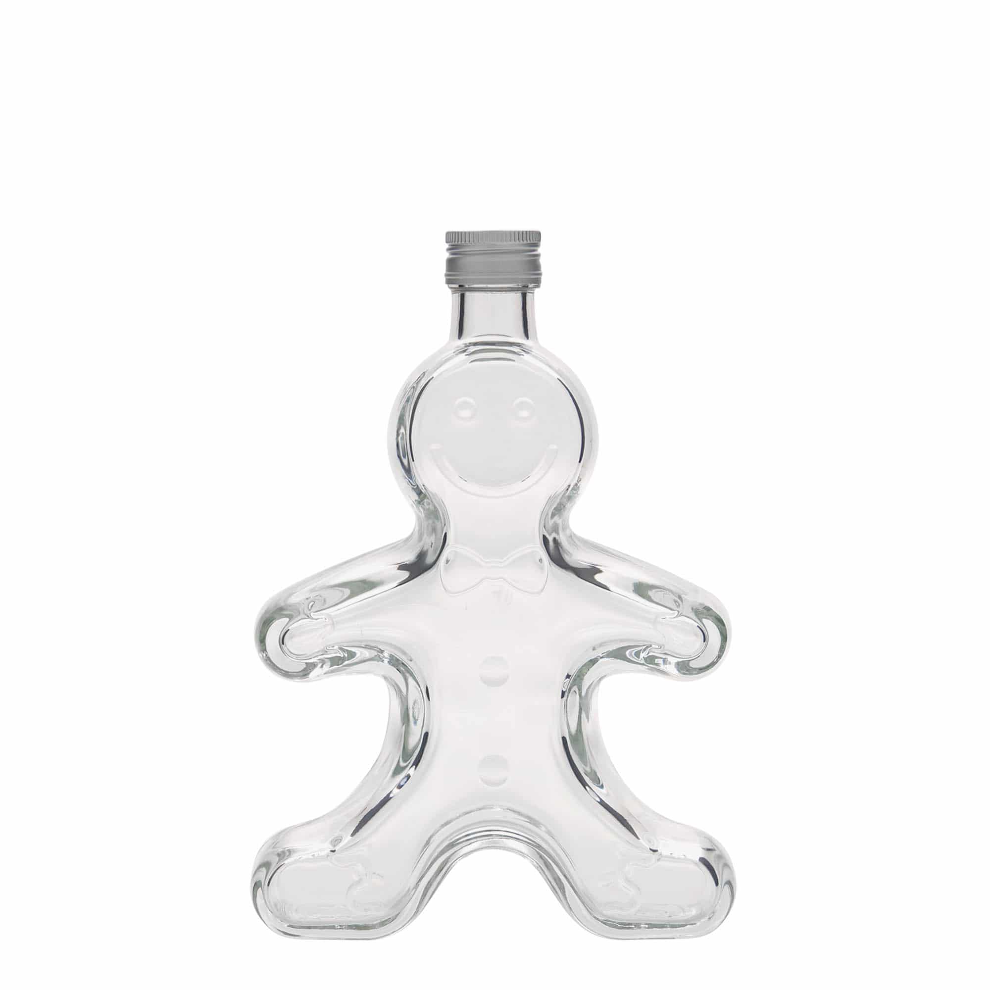 250 ml skleněná láhev „Lebkuchenmann“, hrdlo: PP 24