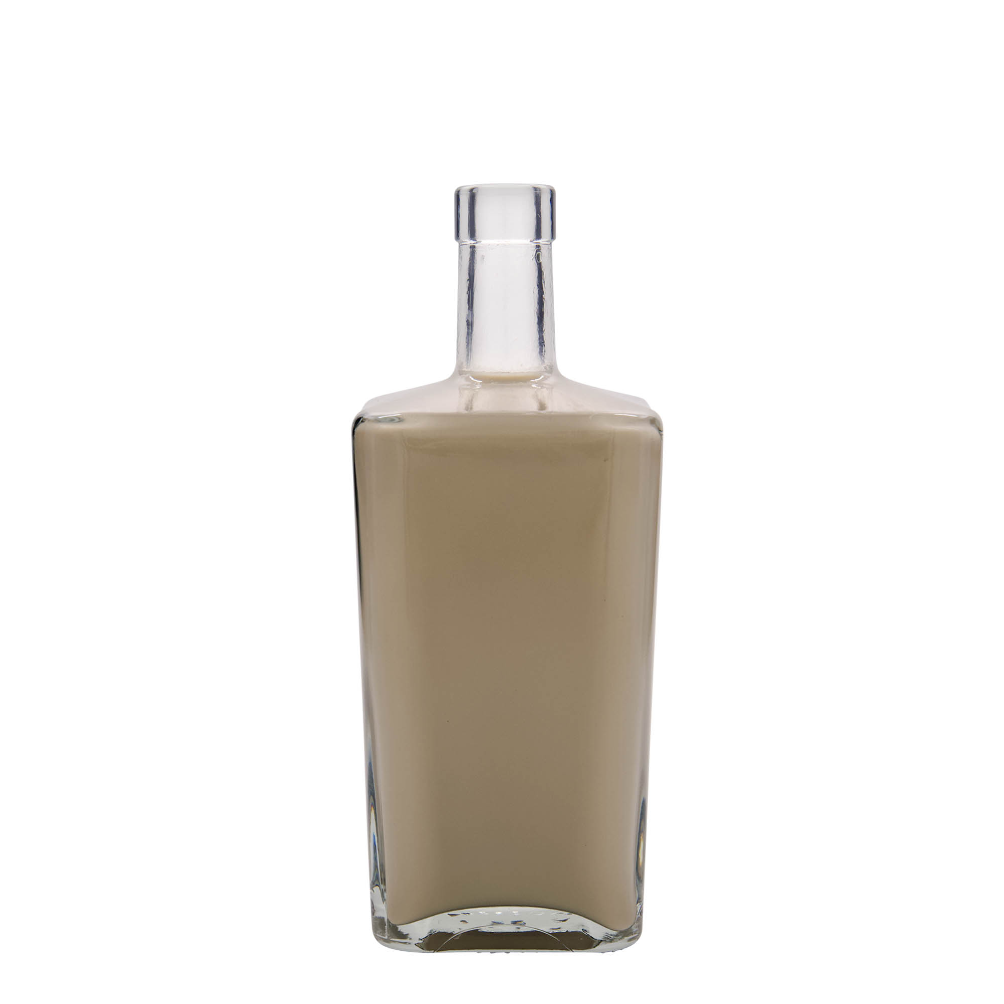 700 ml skleněná láhev 'Noel', čtvercová, hrdlo: korek