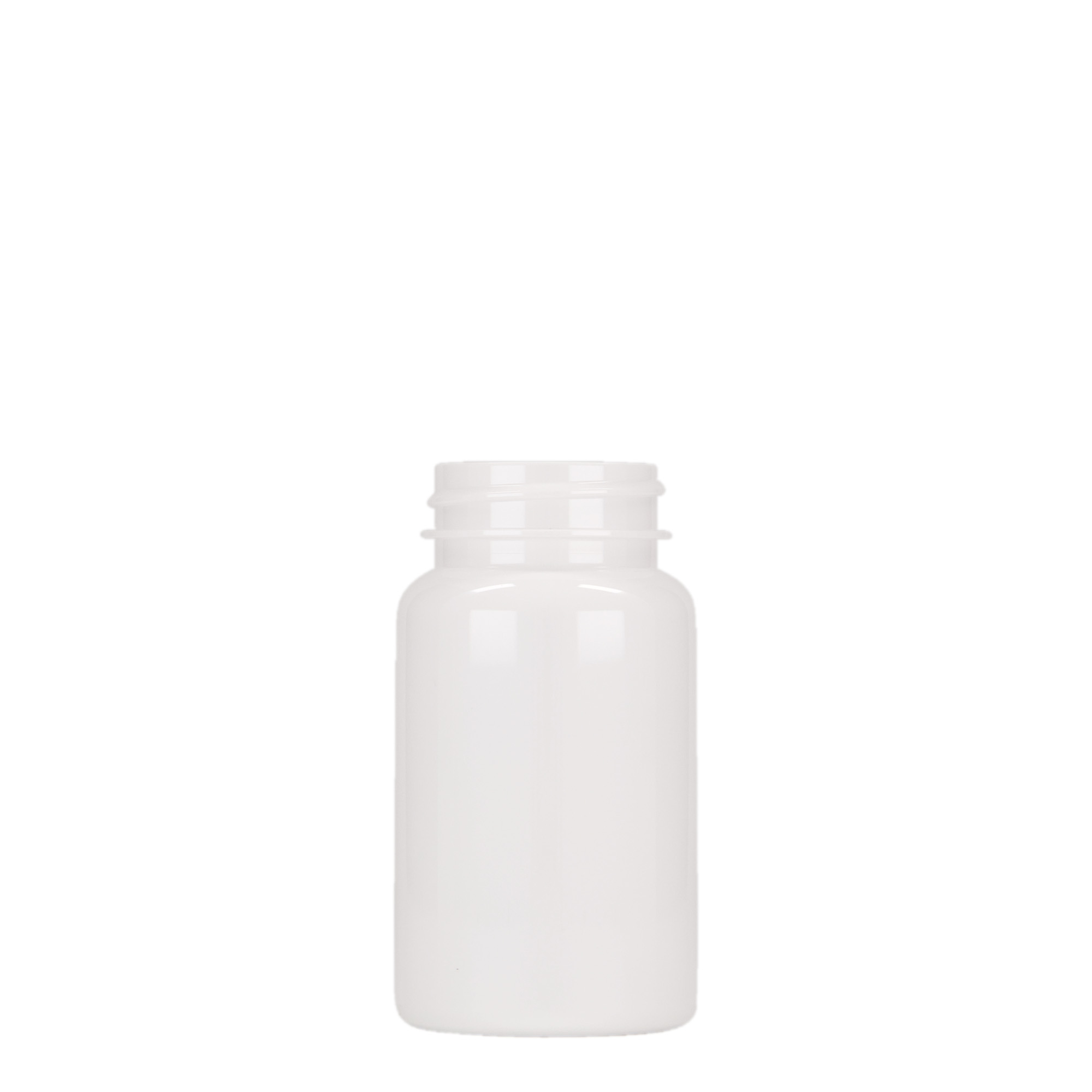 100 ml PET lahvička, plast, bílá, hrdlo: 38/400 100 ml PET lahvička, plast, bílá, hrdlo: 38/400