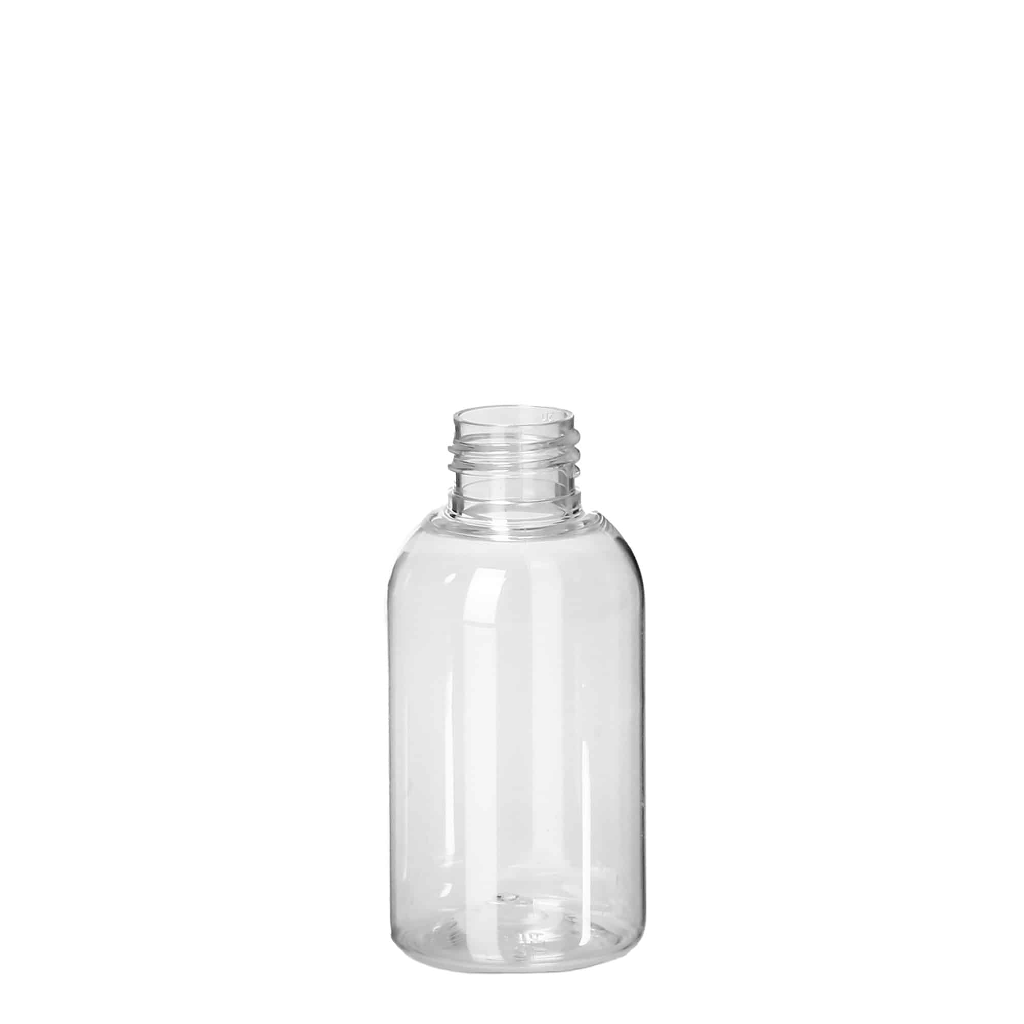100 ml PET láhev „Boston“, plast, hrdlo: 24/410