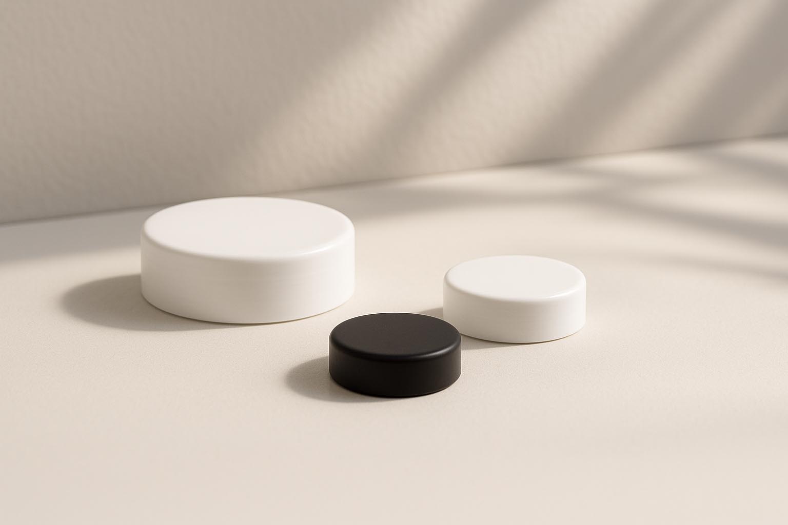 Šroubovací uzávěr pro 50 ml 'Antonella', plast PP, černý