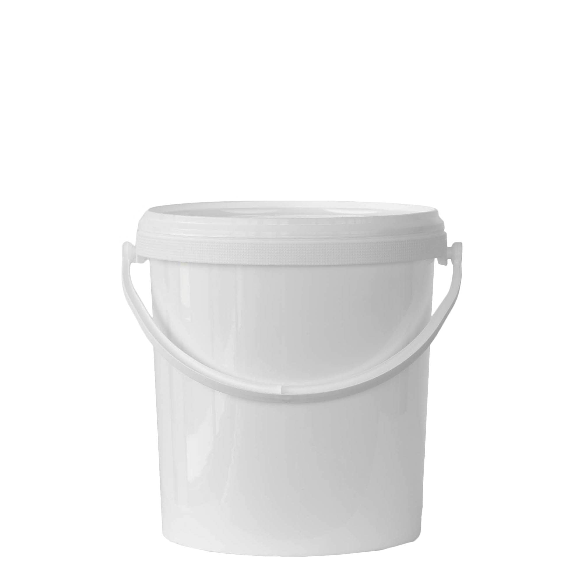 6 l kbelík, plast PP, bílý