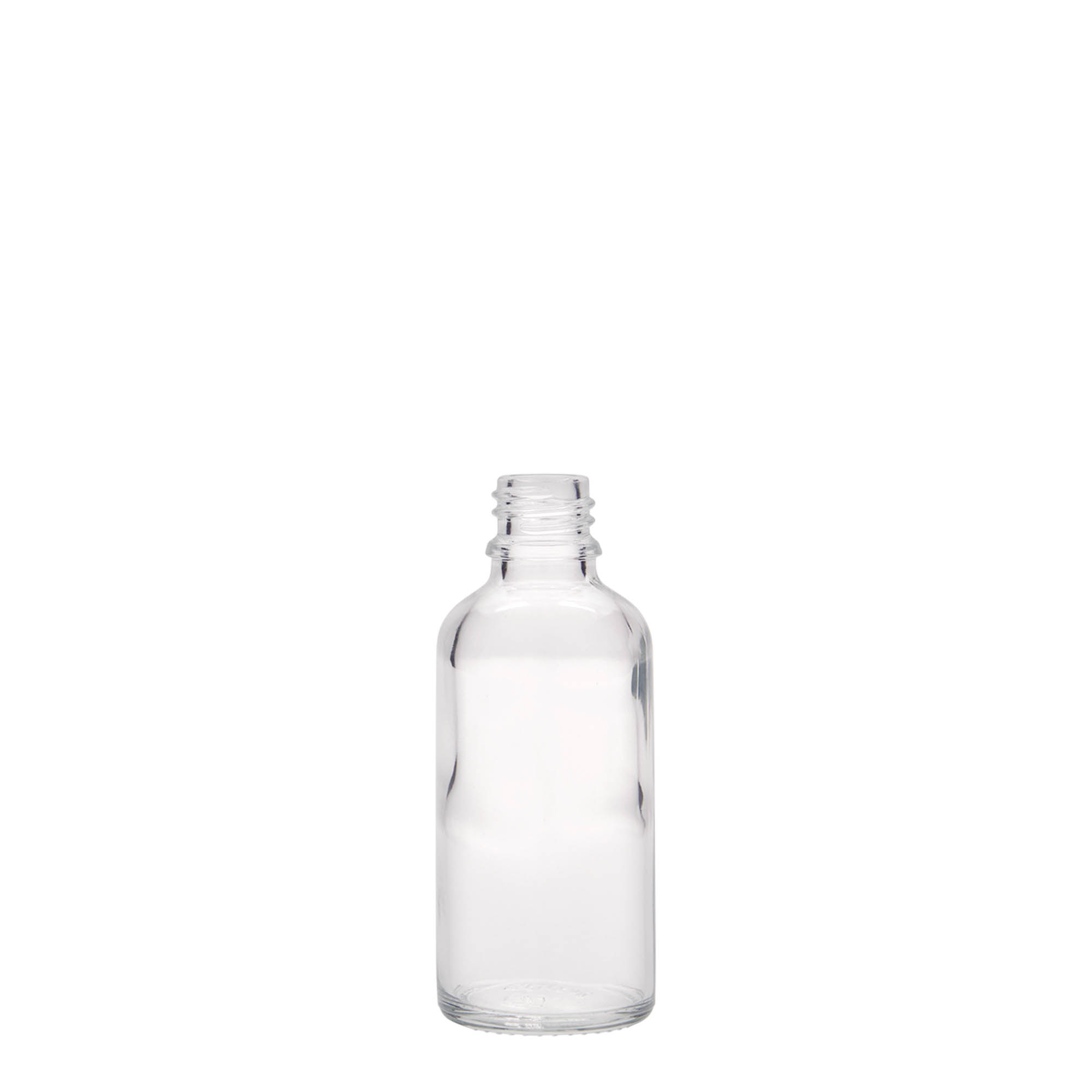50 ml lékovka, sklo, hrdlo: DIN 18 50 ml lékovka, sklo, hrdlo: DIN 18