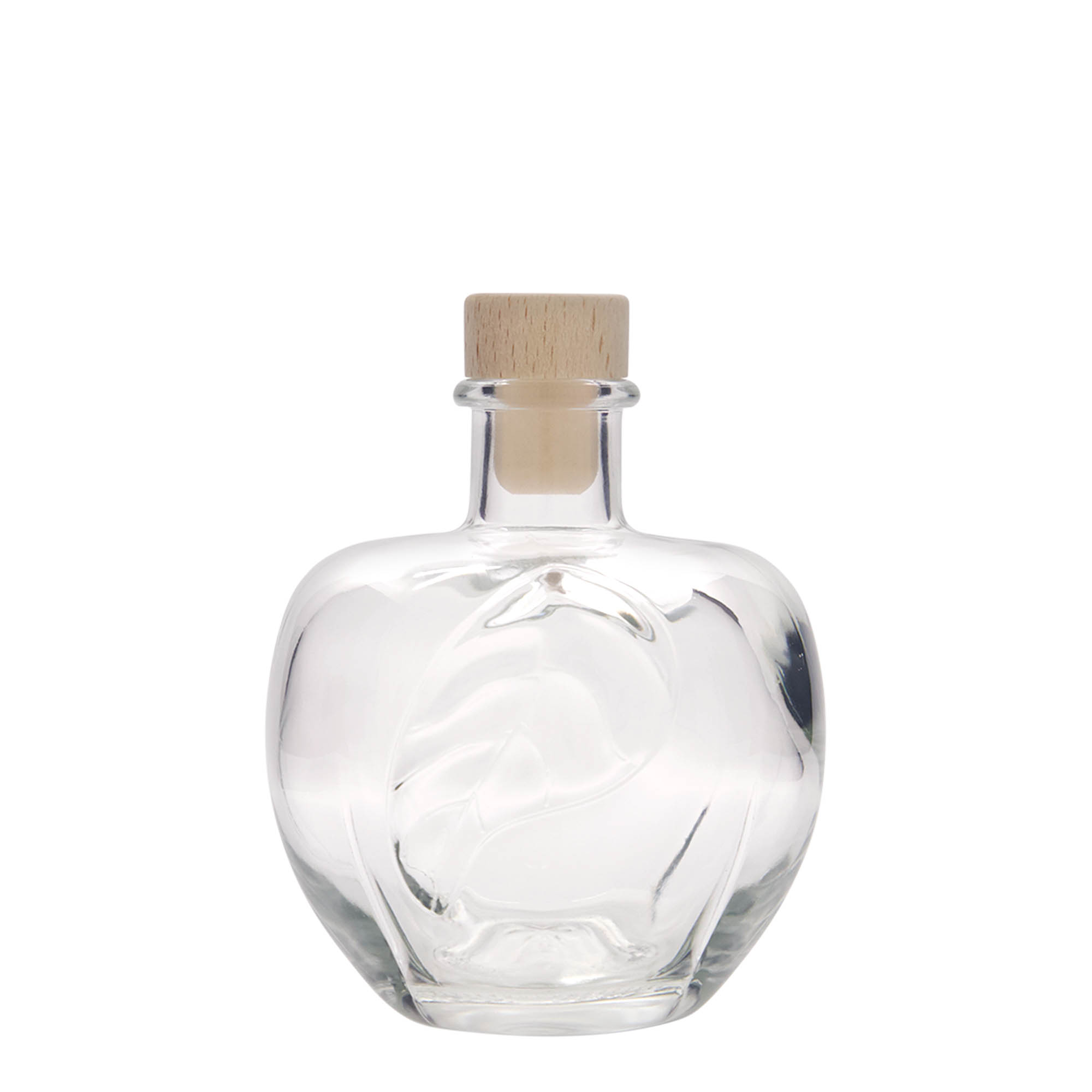 350 ml skleněná láhev 'Jablko', hrdlo: korek 350 ml skleněná láhev 'Jablko', hrdlo: korek
