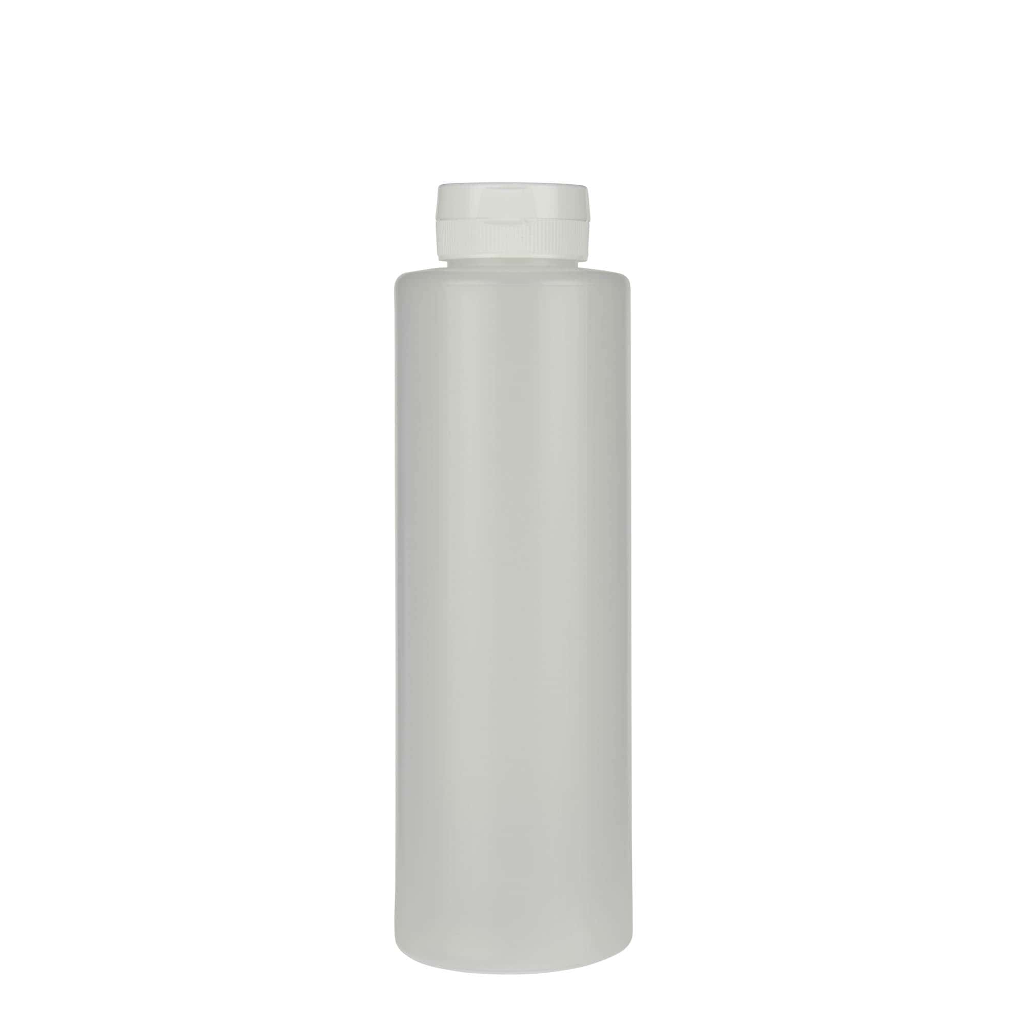 500 ml láhev na omáčku, LDPE plast, přírodní, hrdlo: 38/400