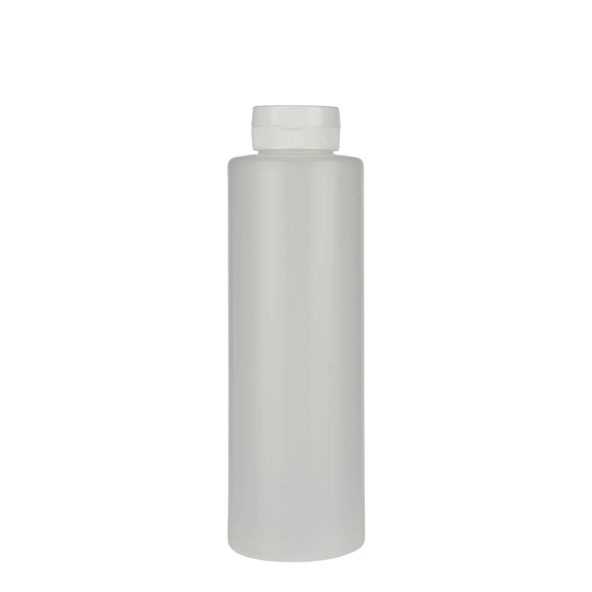 500 ml láhev na omáčku, LDPE plast, přírodní, hrdlo: 38/400