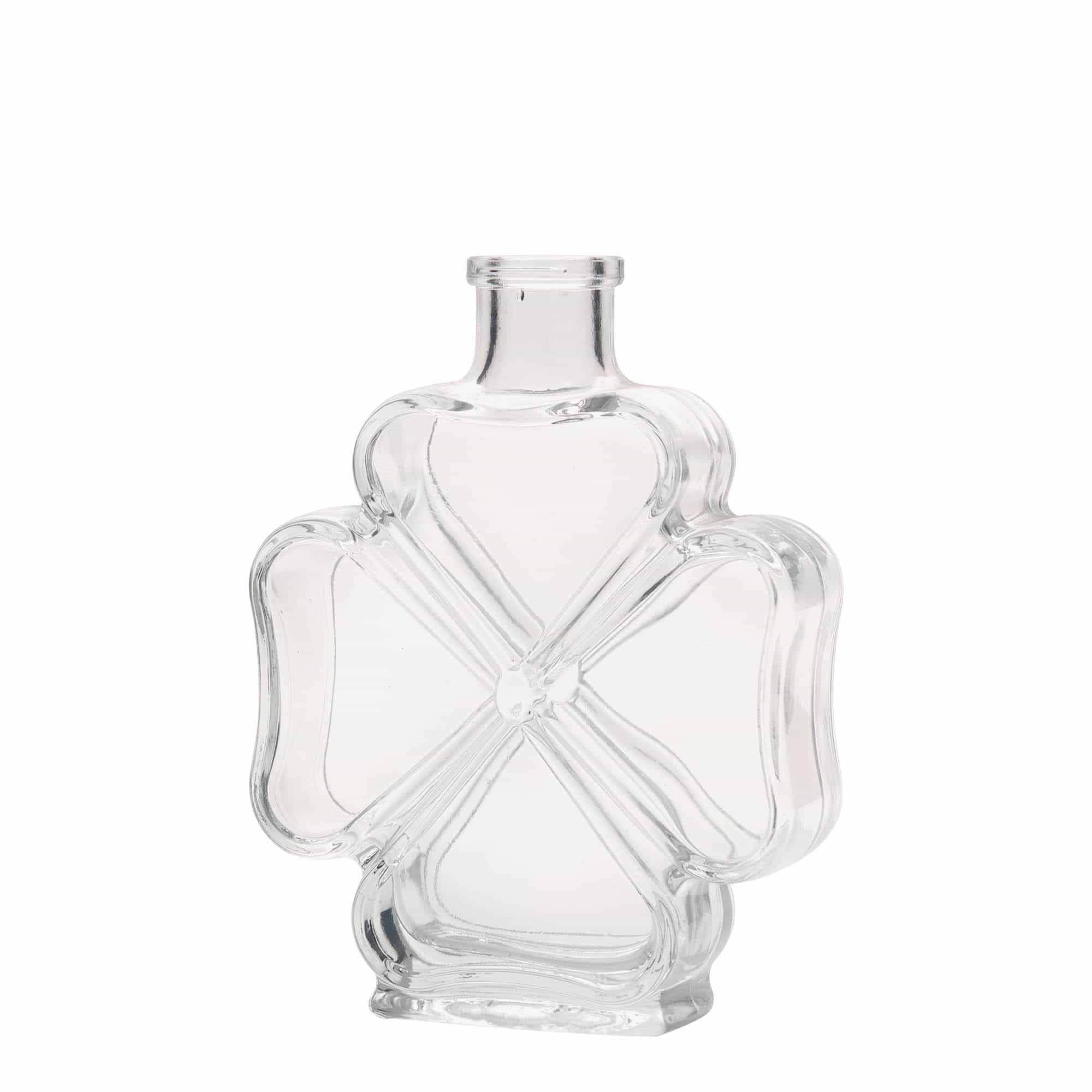 Skleněná lahev 200 ml 'Čtyřlístek', uzávěr: korek