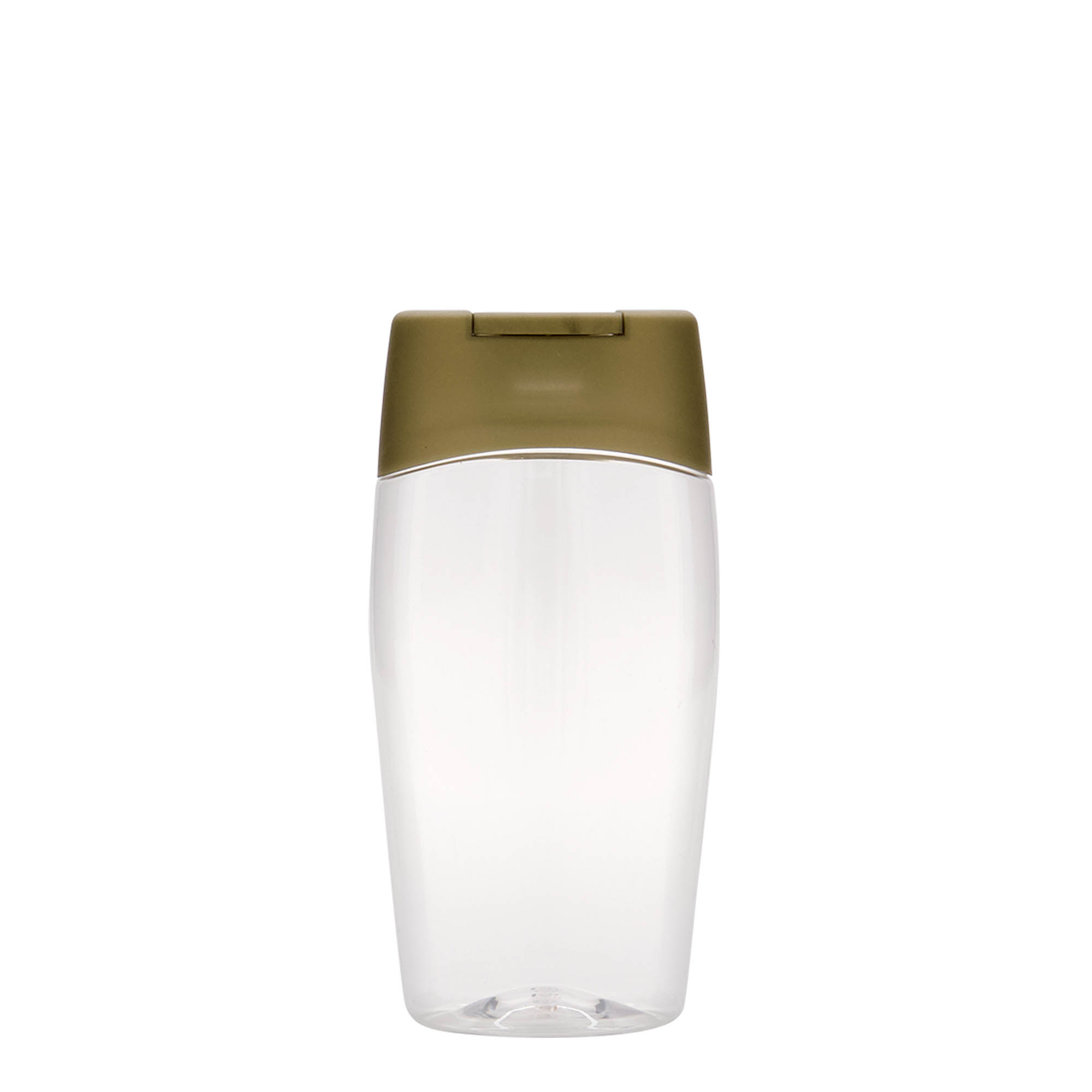 200 ml PET lahev „Squeeze“, oválná, plastová