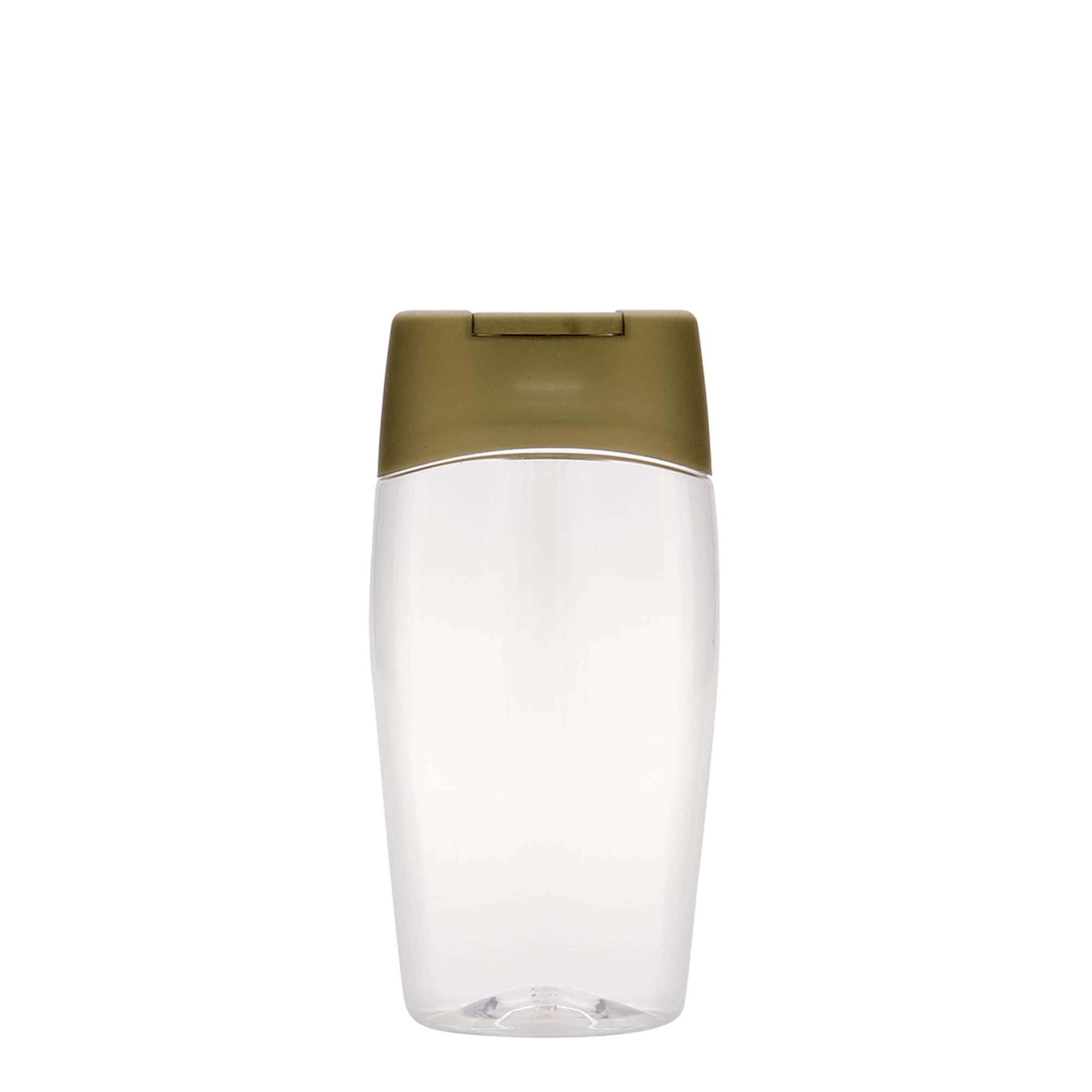 200 ml PET lahev „Squeeze“, oválná, plastová