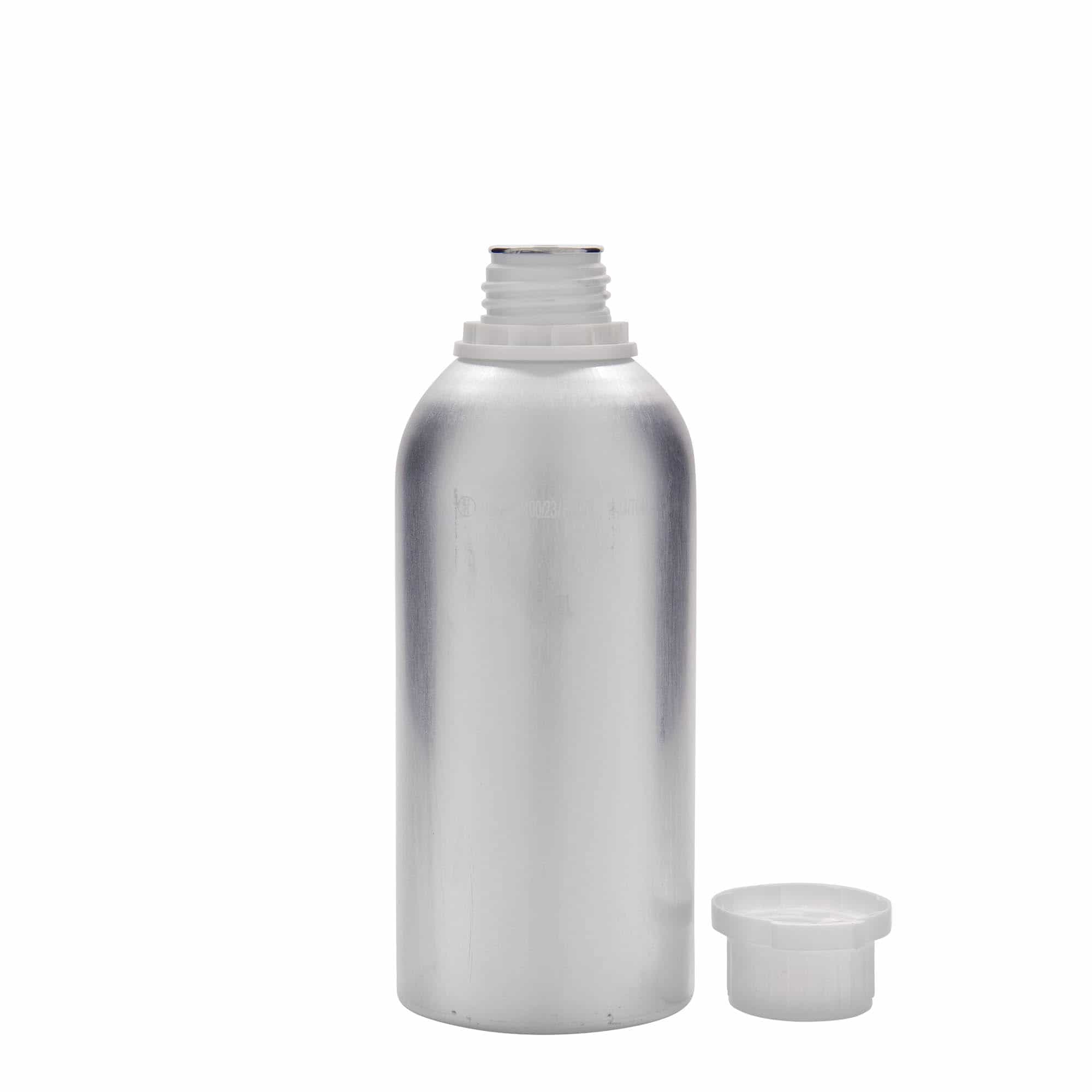 Hliníková lahev 625 ml, kov, stříbrná, ústí: DIN 32