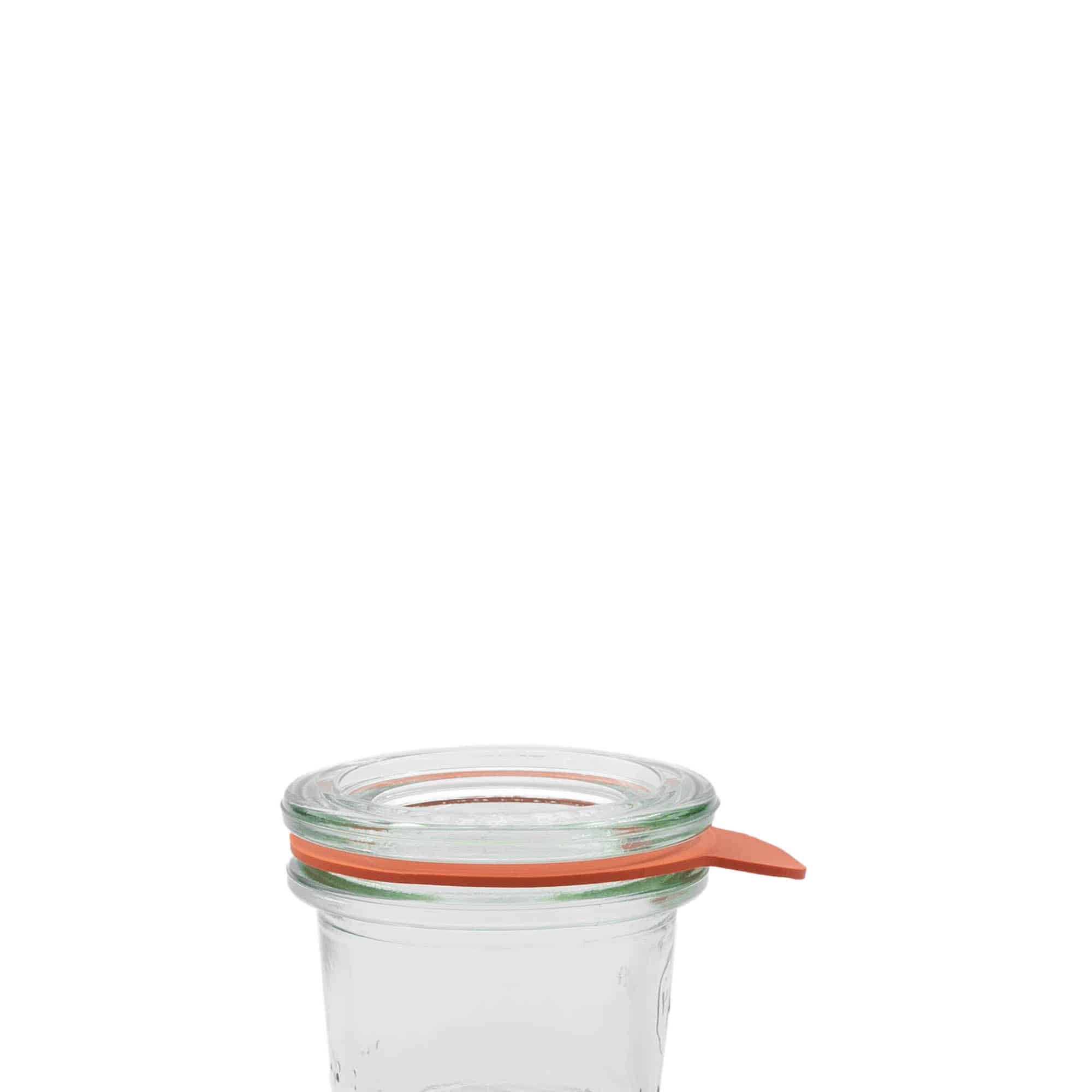 WECK-zavařovací kroužek RR40, červený, hrdlo: kulatý okraj WECK-zavařovací kroužek RR40, červený, hrdlo: kulatý okraj