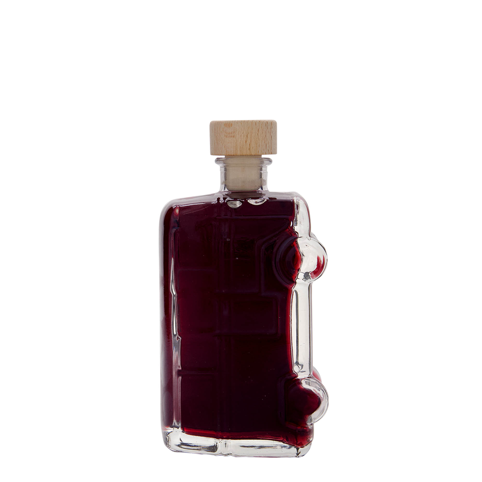 200 ml skleněná láhev 'Bulli', hrdlo: korek