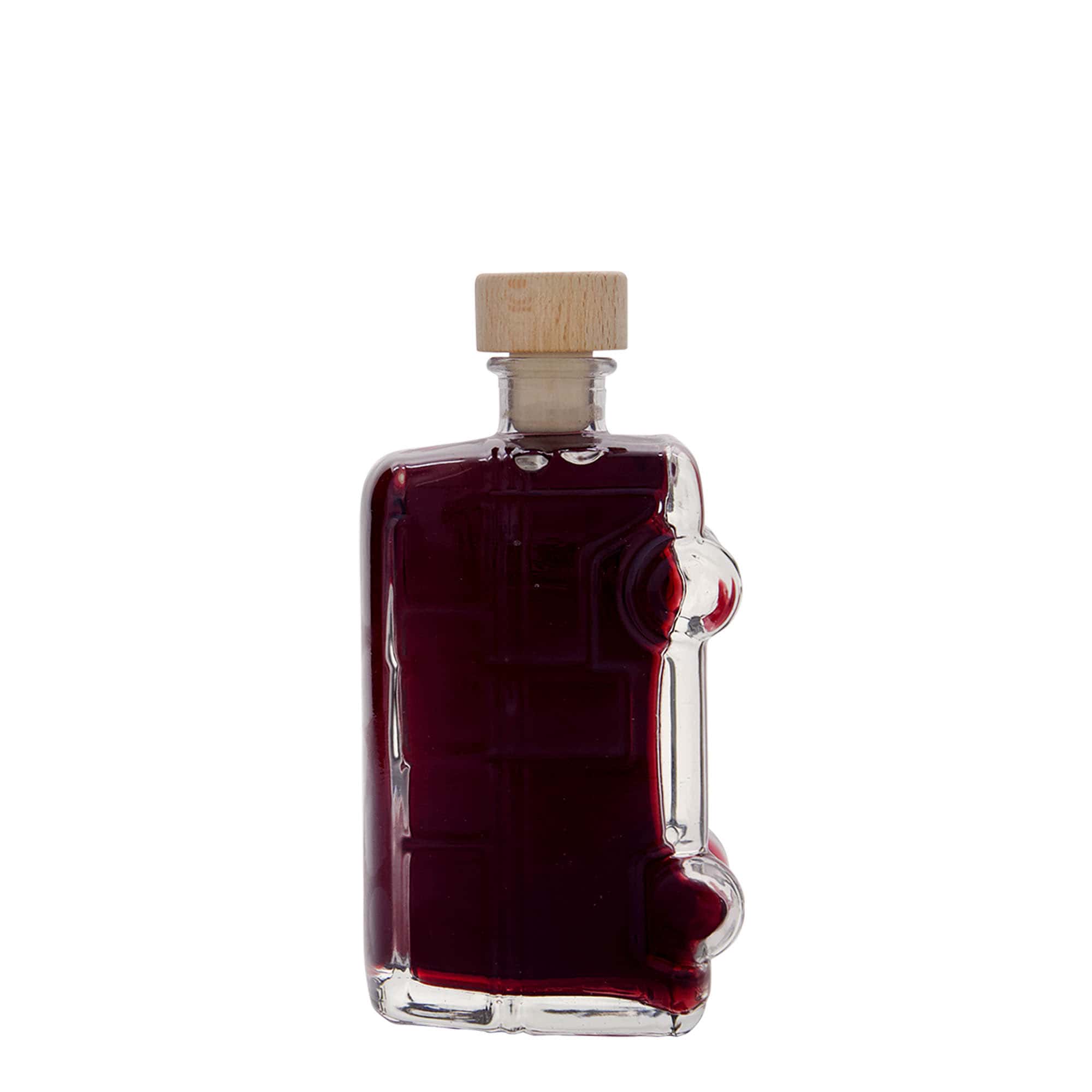 200 ml skleněná láhev 'Bulli', hrdlo: korek