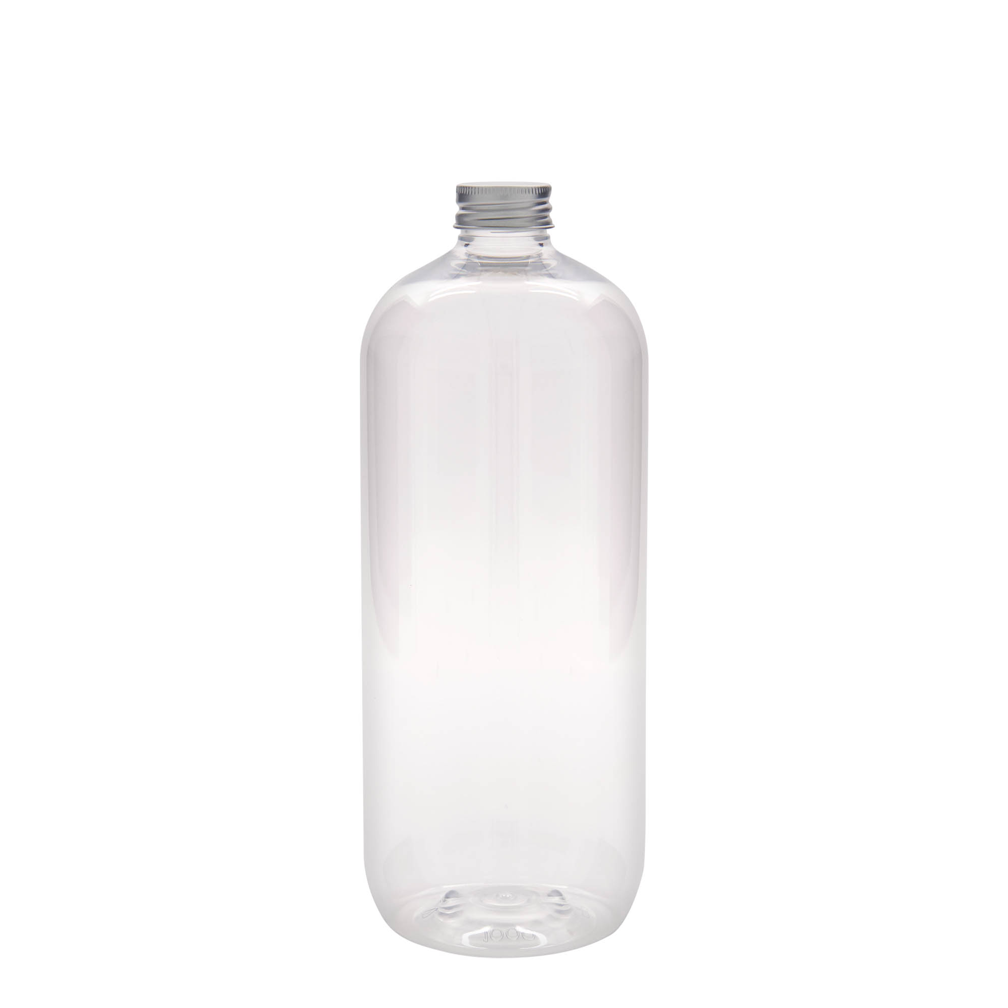 1.000 ml PET láhev „Boston“, plast, hrdlo: 28/410