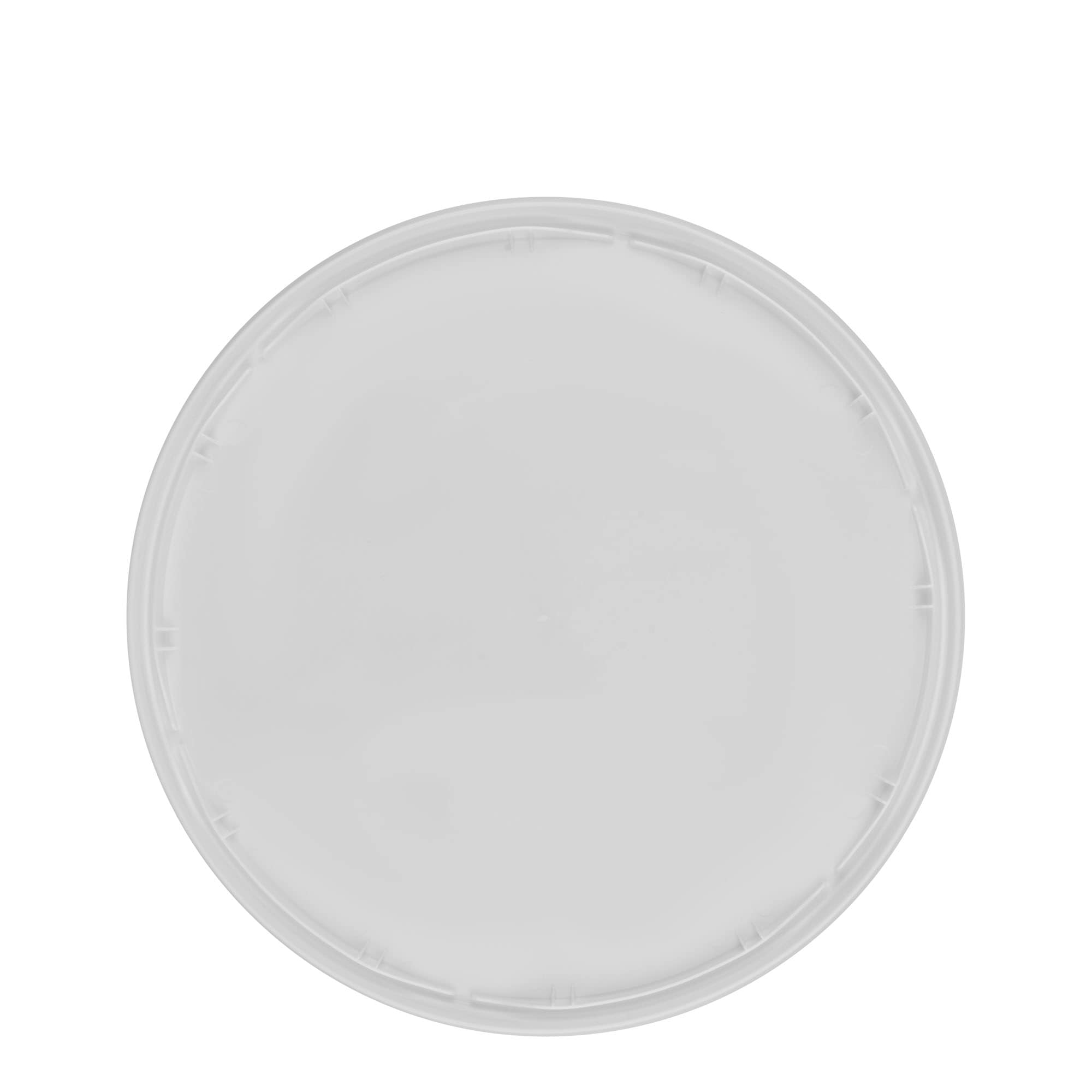 Víko na kyblík 20 l, plast PP, bílý