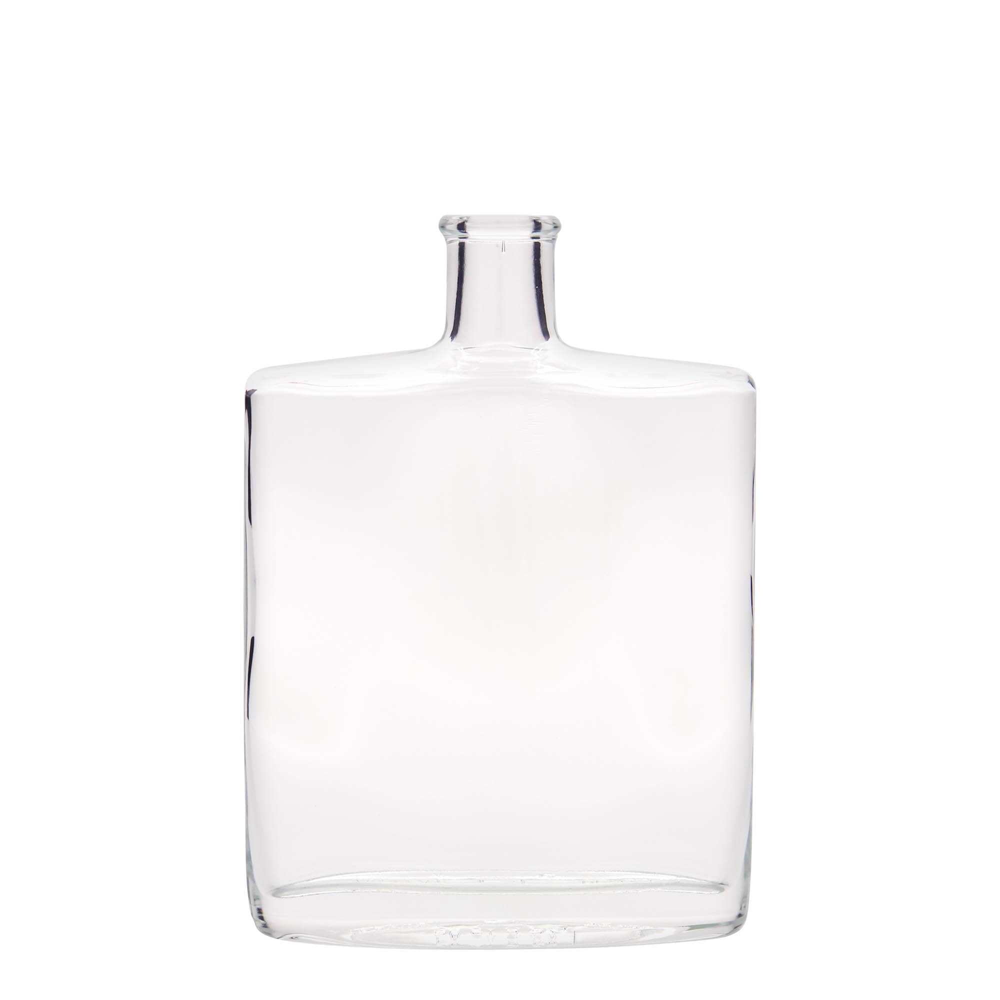 Skleněná lahev 500 ml 'Zorbas', oválná, uzávěr: korek Skleněná lahev 500 ml 'Zorbas', oválná, uzávěr: korek