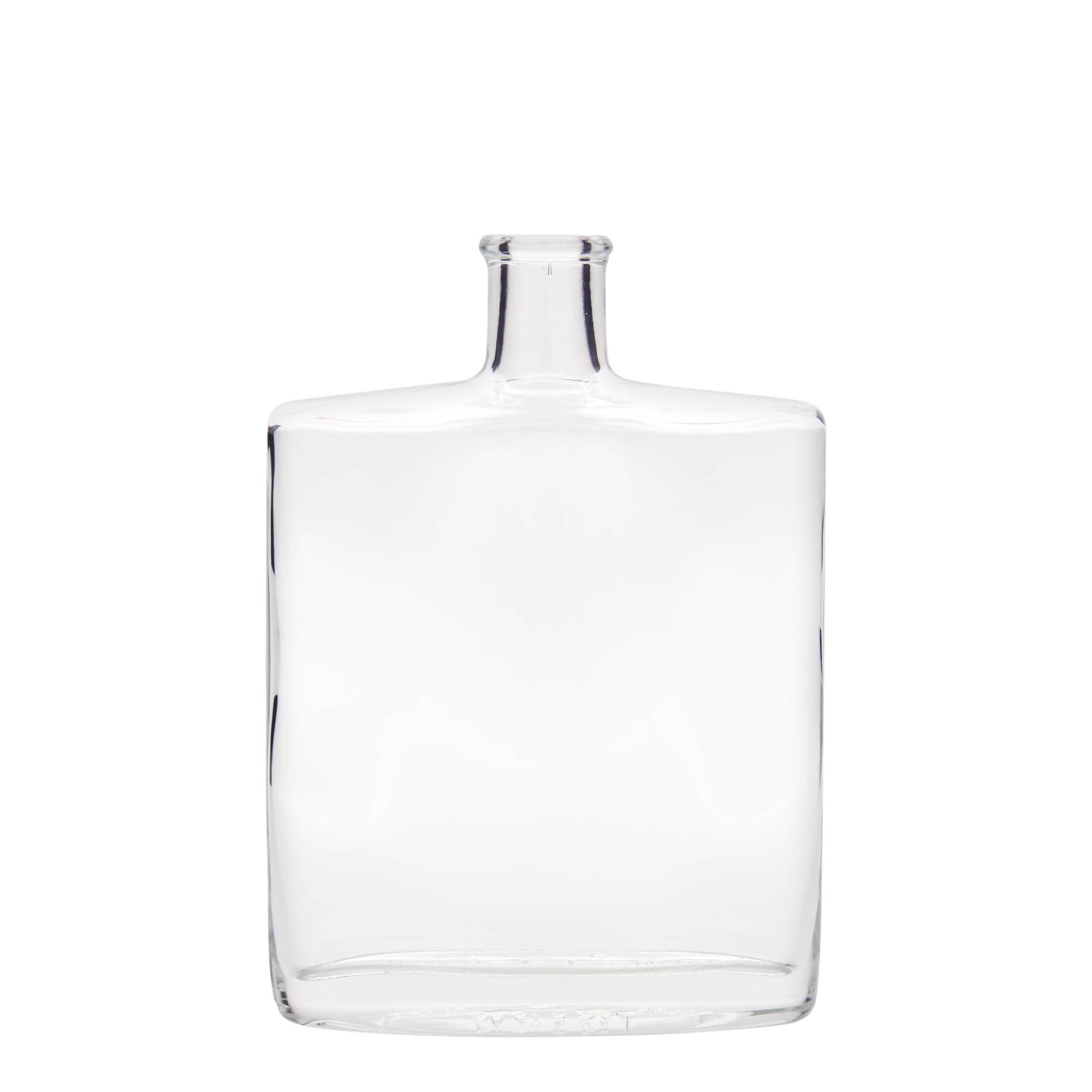 500 ml skleněná láhev 'Zorbas', oválná, hrdlo: korek