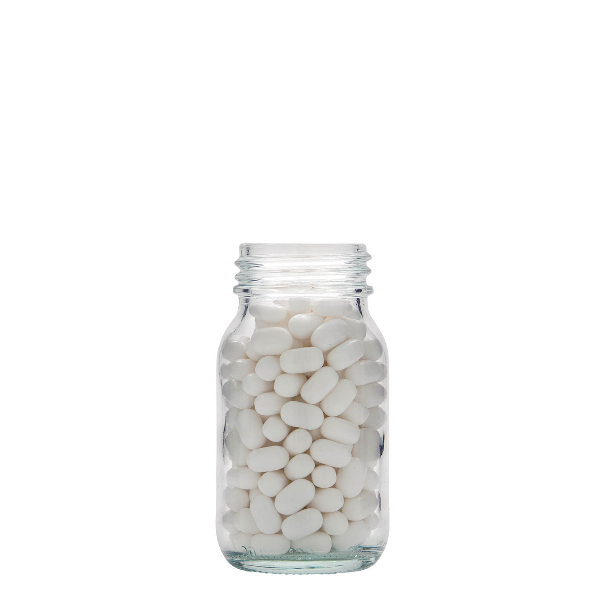 100 ml širokohrdlá sklenice, hrdlo: DIN 40 100 ml širokohrdlá sklenice, hrdlo: DIN 40