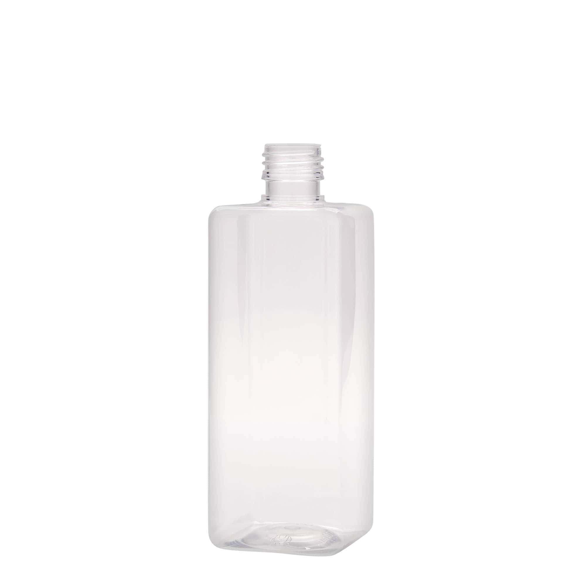 500 ml PET láhev 'Karl', čtvercová, plast, hrdlo: PP 28
