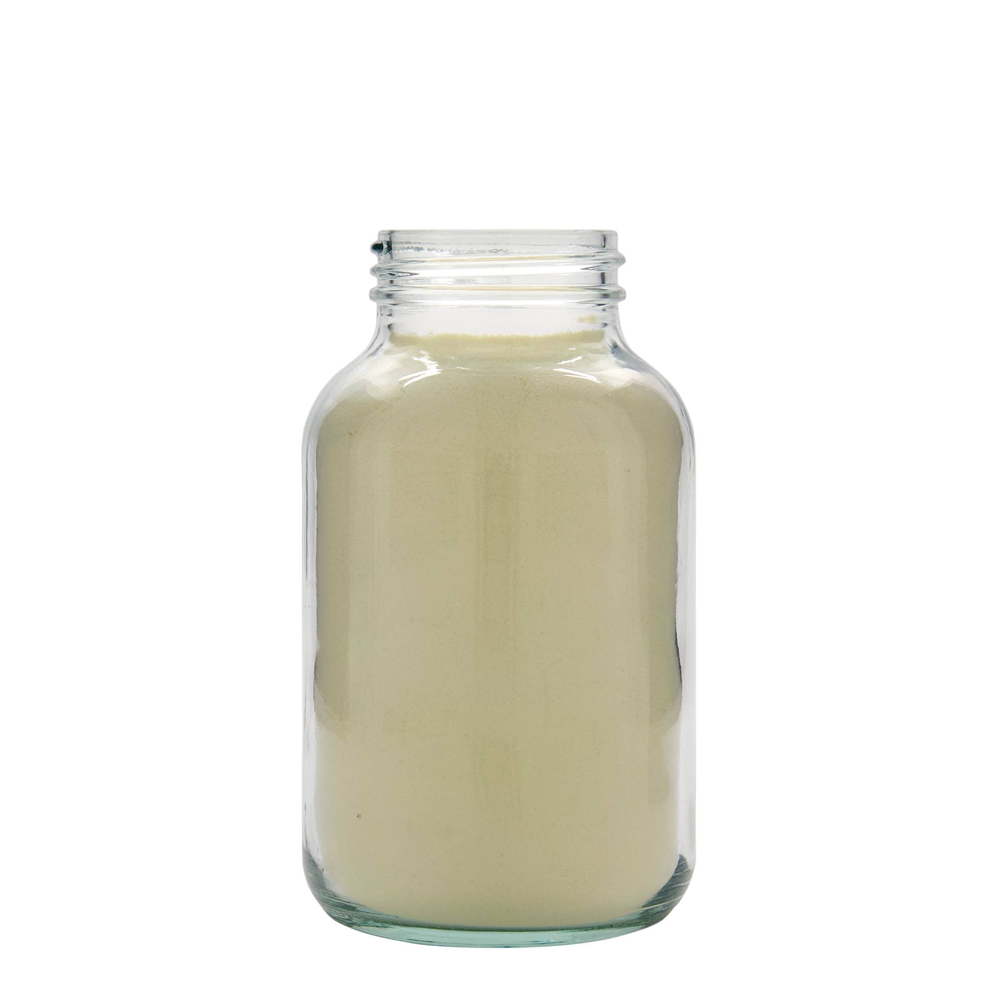 1.000 ml širokohrdlá láhev, hrdlo: DIN 68