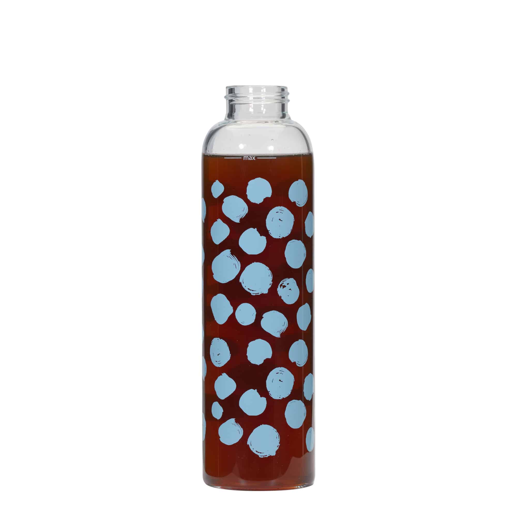 Lahev na pití 500 ml 'Perseus', motiv: modré puntíky, uzávěr: šroubovací uzávěr