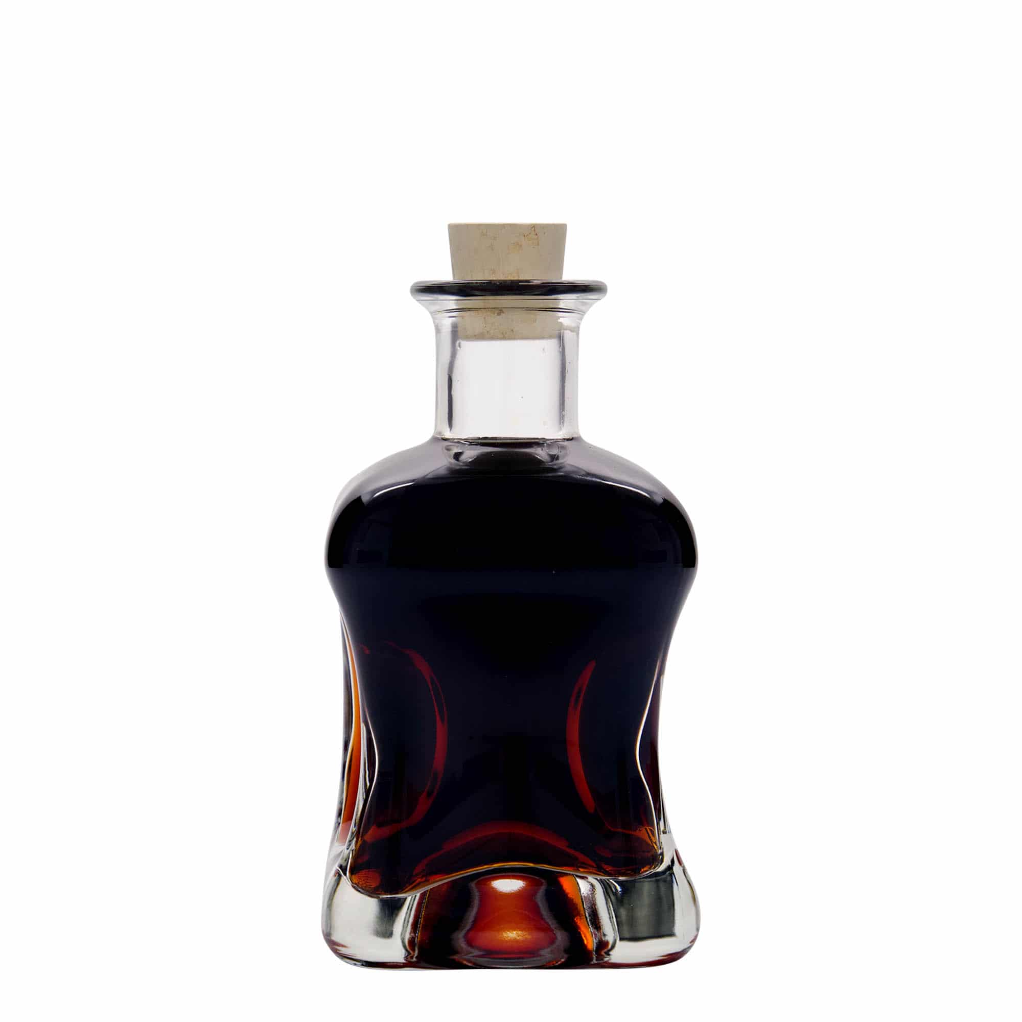 350 ml skleněná láhev 'Dublin', čtvercová, hrdlo: korek