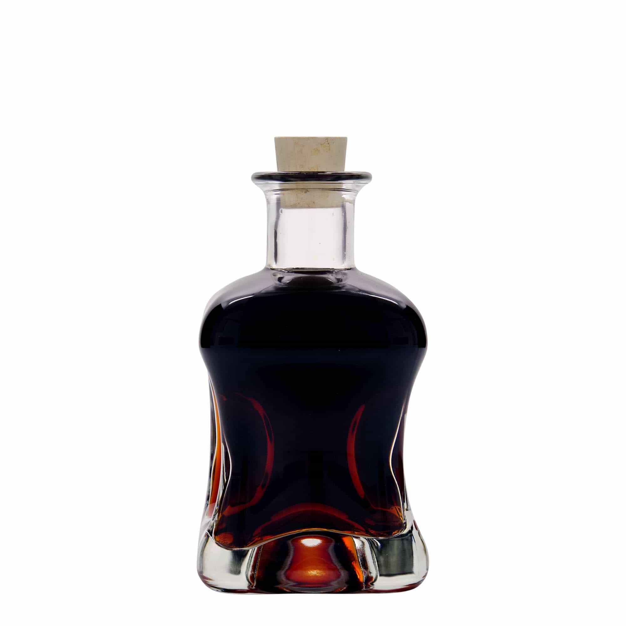 350 ml skleněná láhev 'Dublin', čtvercová, hrdlo: korek
