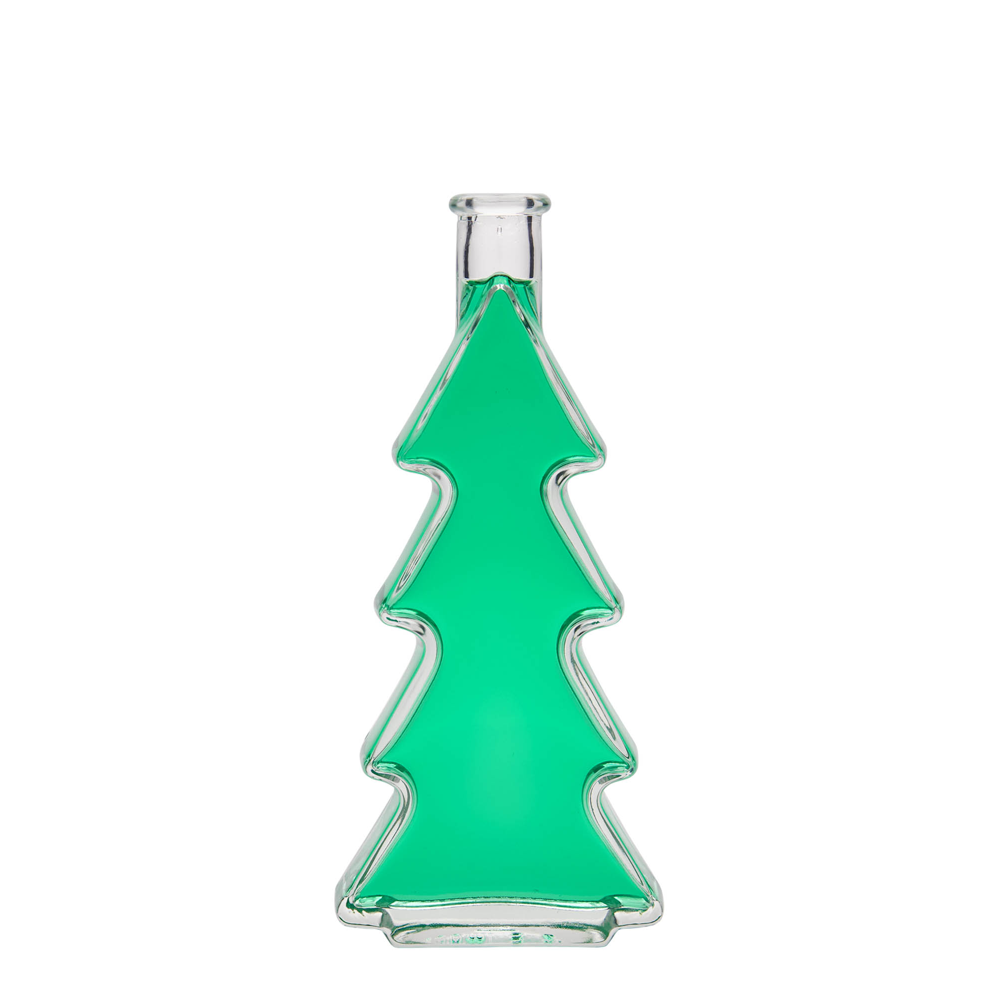 Skleněná lahev 200 ml 'Jedlička', uzávěr: korek