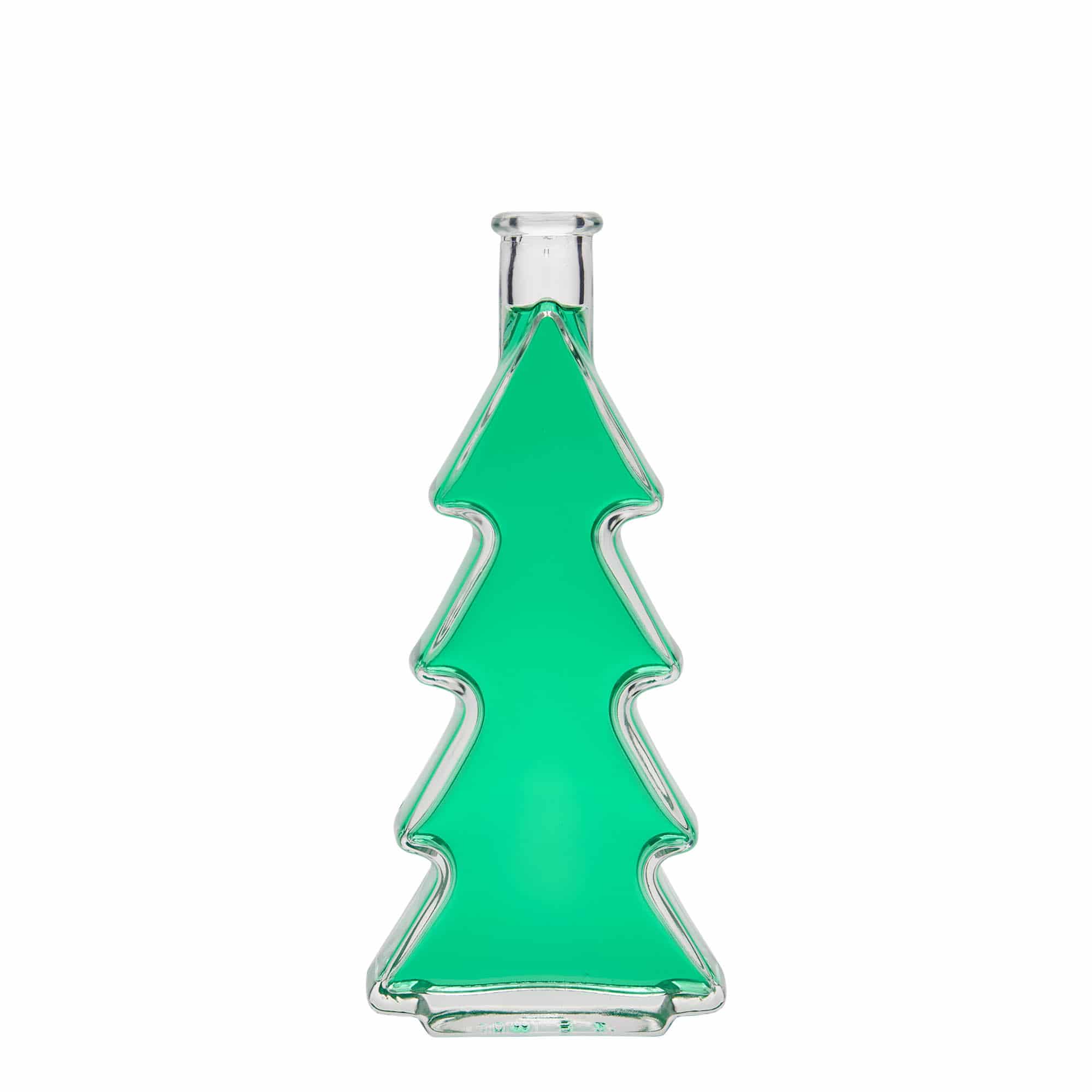 200 ml skleněná láhev „Tannenbaum“, hrdlo: korek