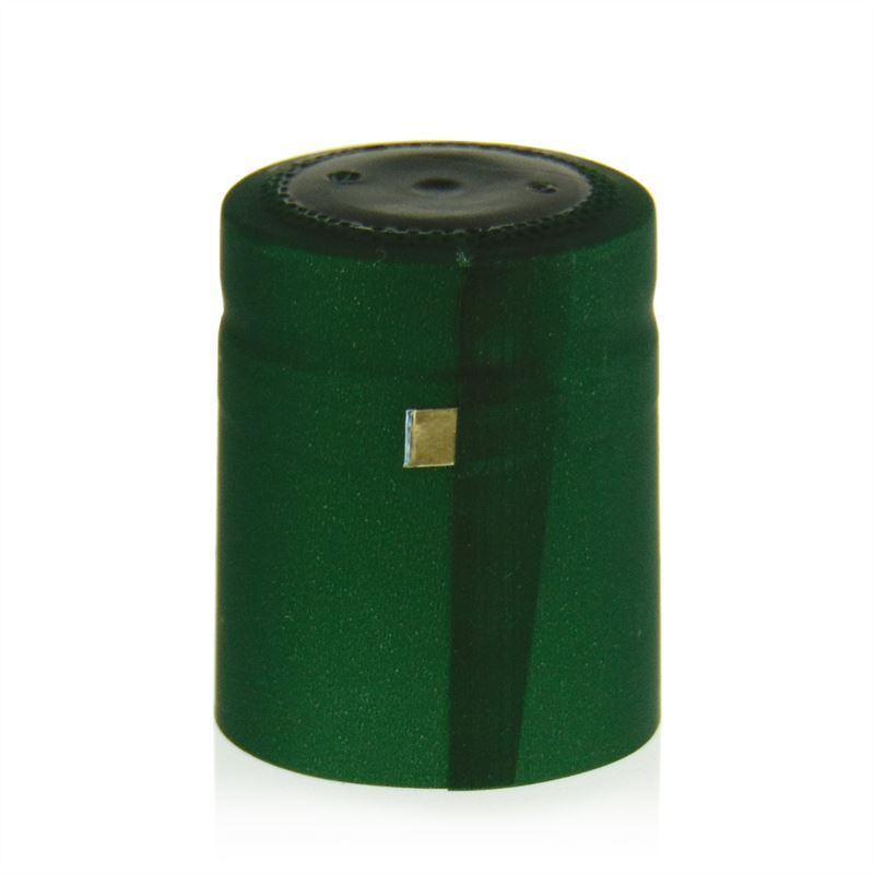 Smršťovací kapsle 32x41, plast PVC, tmavě zelená