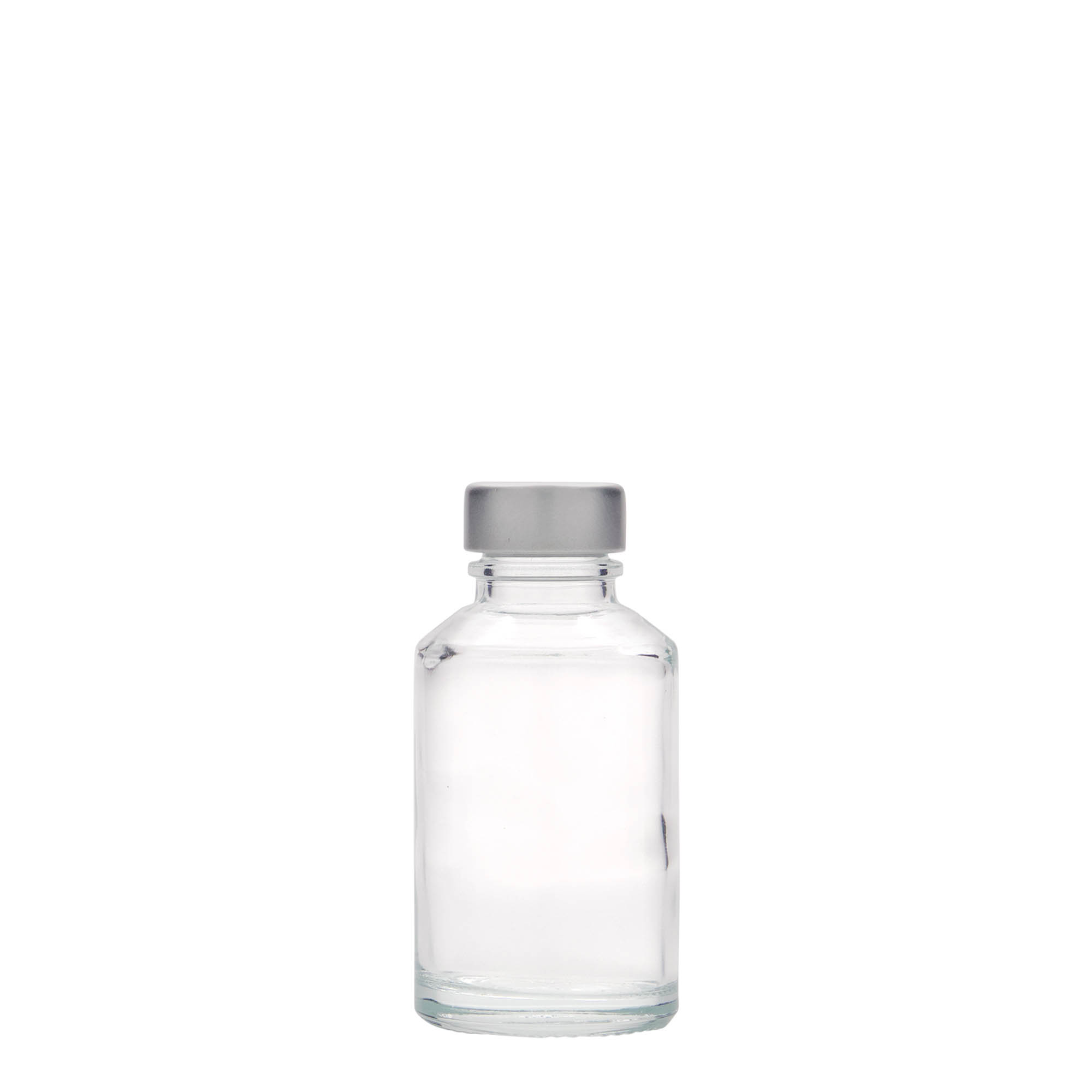 50 ml skleněná lahvička 'Hella', hrdlo: GPI 22 50 ml skleněná lahvička 'Hella', hrdlo: GPI 22