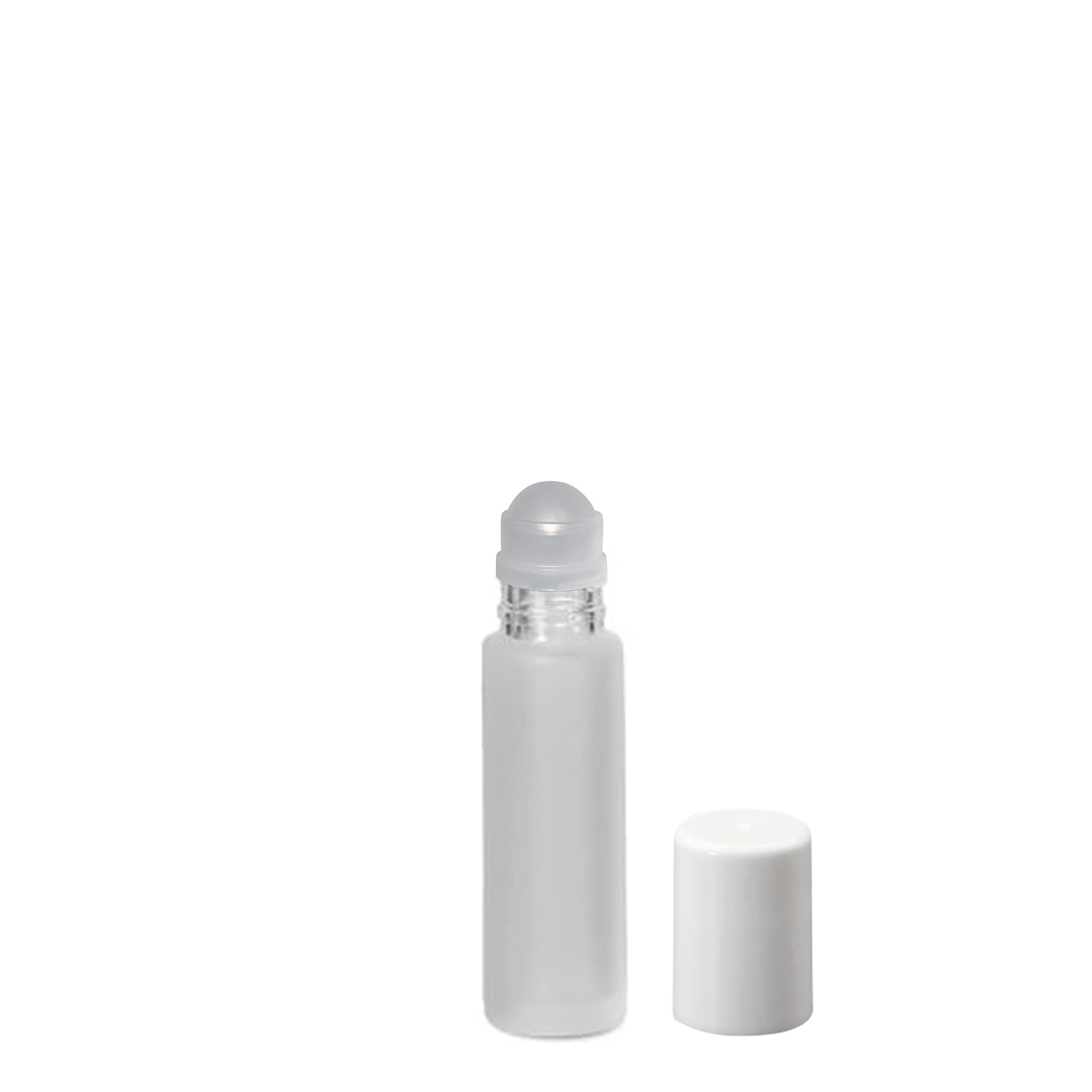 10 ml roll-on lahvička, sklo, matná, hrdlo: šroubovací uzávěr 10 ml roll-on lahvička, sklo, matná, hrdlo: šroubovací uzávěr