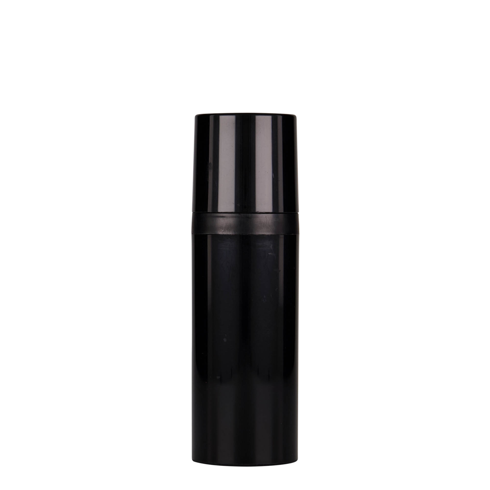 50 ml Airless dávkovač 'Mezzo', PP-plast, černý 50 ml Airless dávkovač 'Mezzo', PP-plast, černý
