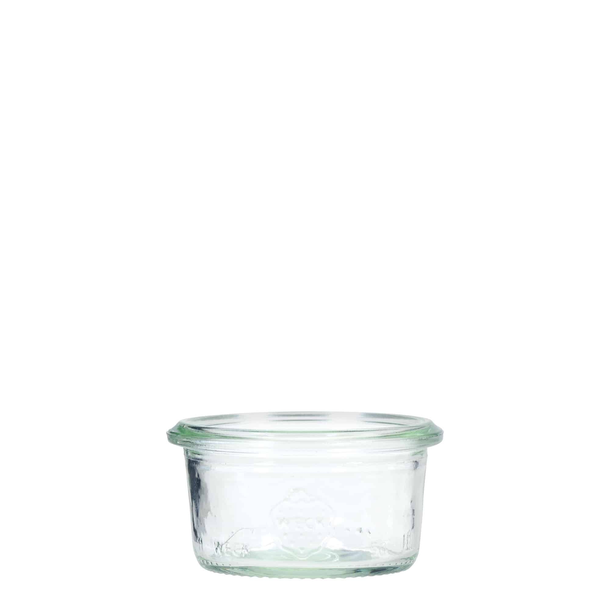 Konzervárenské sklenice WECK 50 ml, uzávěr: kulatý okraj