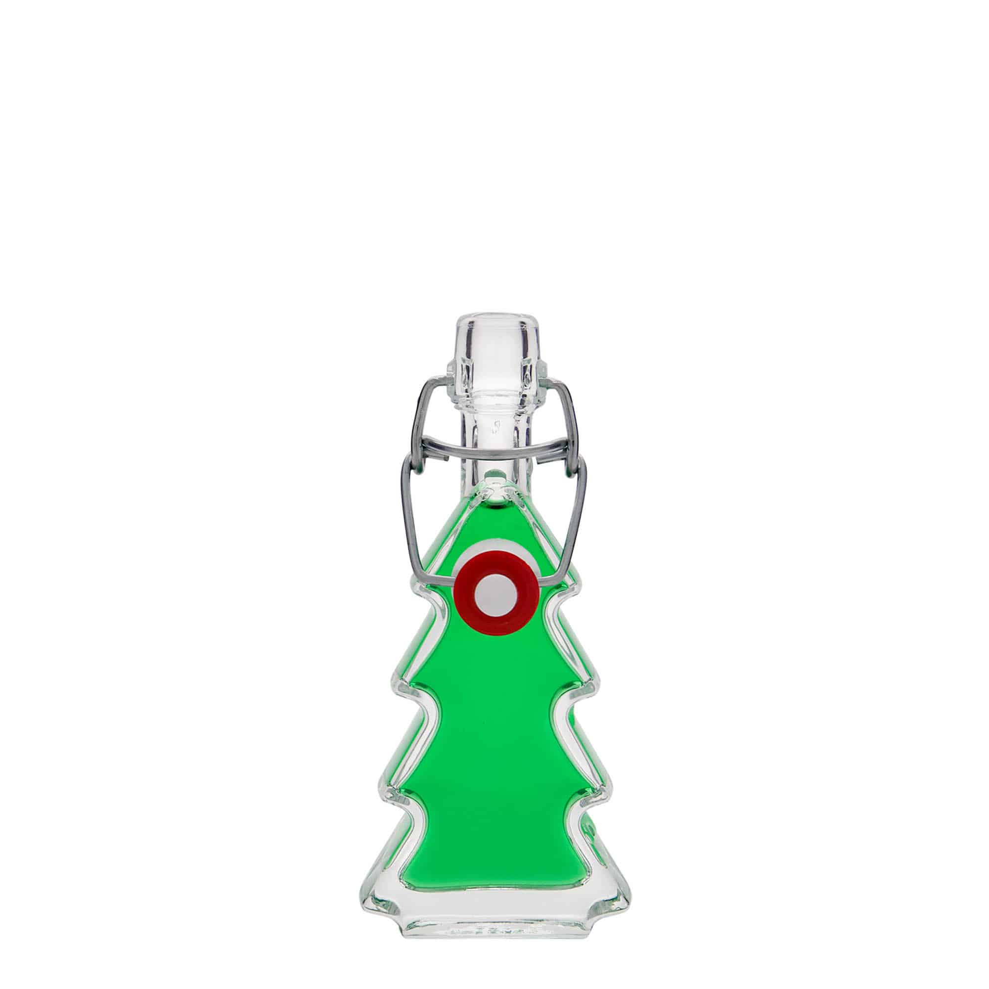 40 ml skleněná lahvička „Tannenbaum“, hrdlo: uzávěr na pákový klip