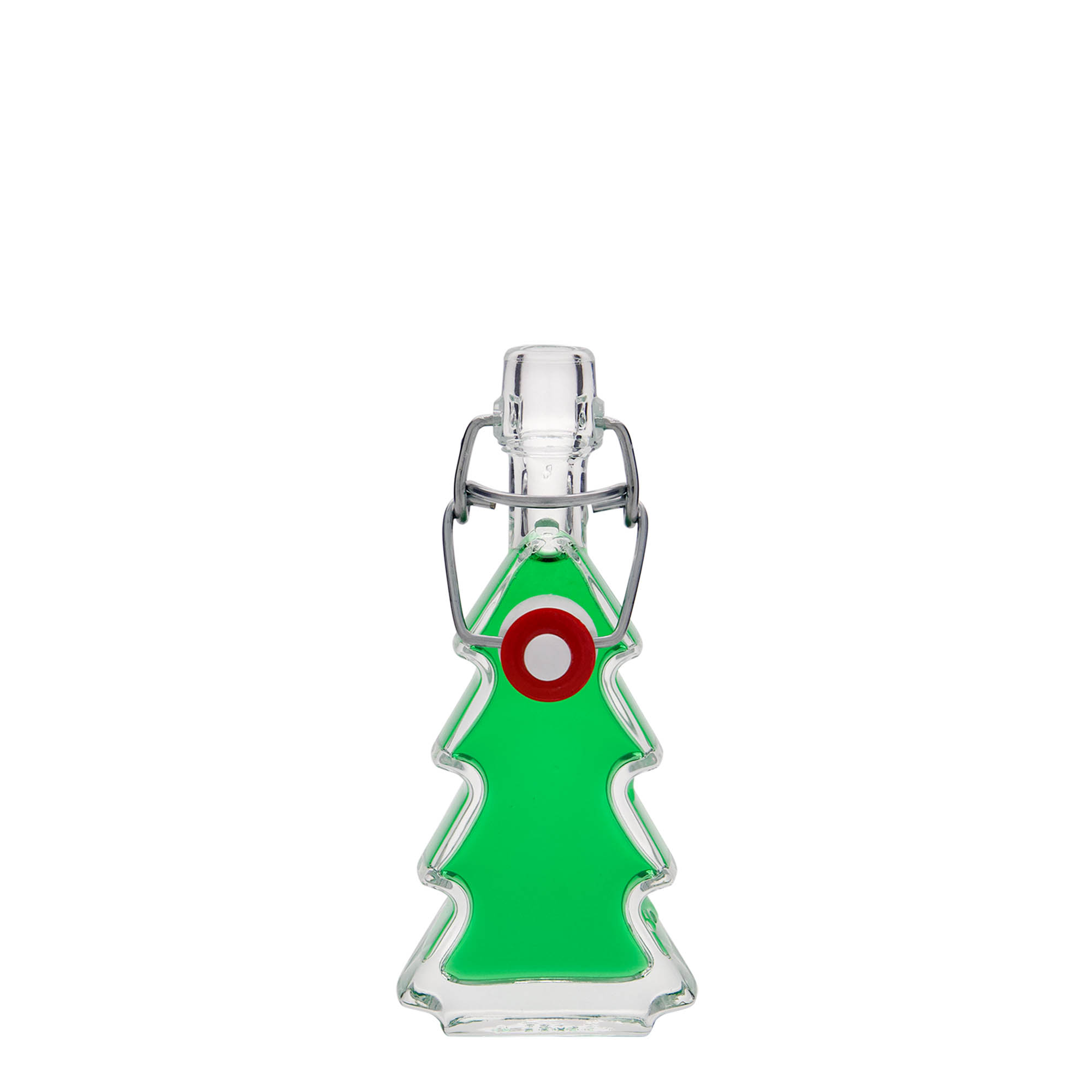 40 ml skleněná lahvička „Tannenbaum“, hrdlo: uzávěr na pákový klip
