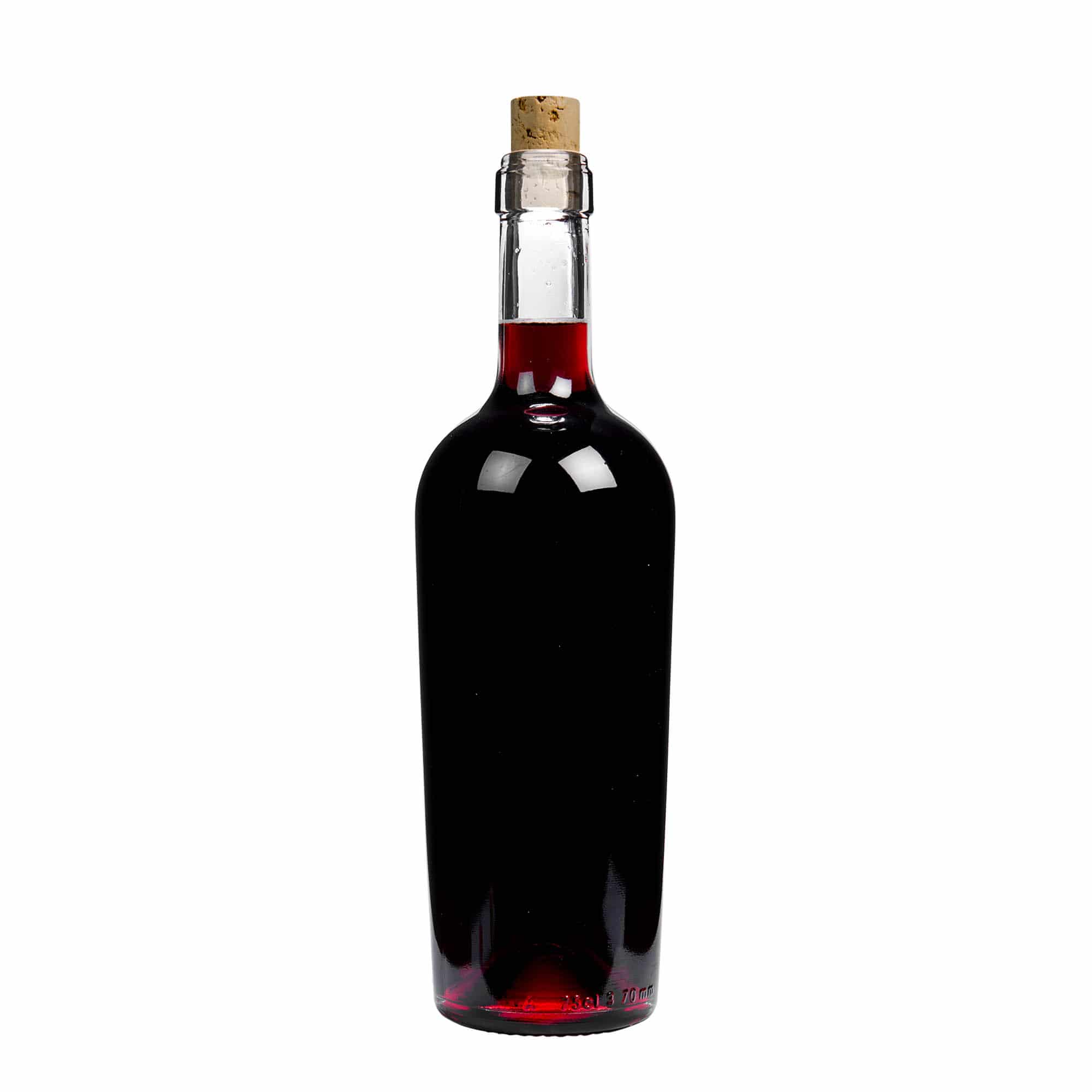 750 ml lahve na víno „Imperiale“, hrdlo: korek