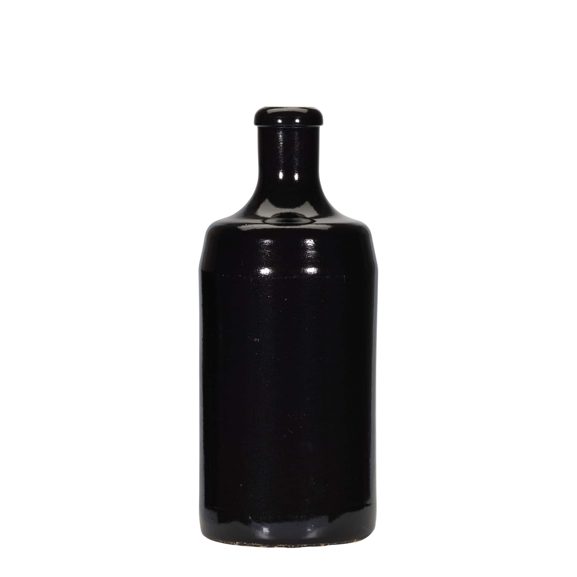 700 ml keramický džbán 'Calvados, kamenina, černý, hrdlo: korek' 700 ml keramický džbán 'Calvados, kamenina, černý, hrdlo: korek'