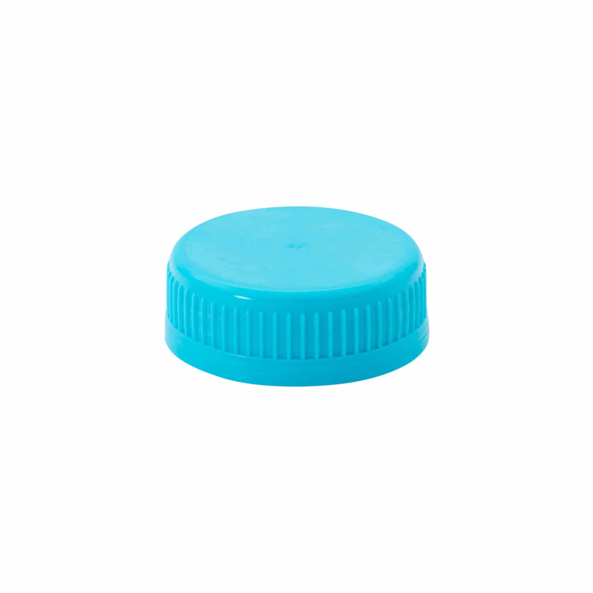 Šroubovací uzávěr 40 mm, PE-plast, světle modrý