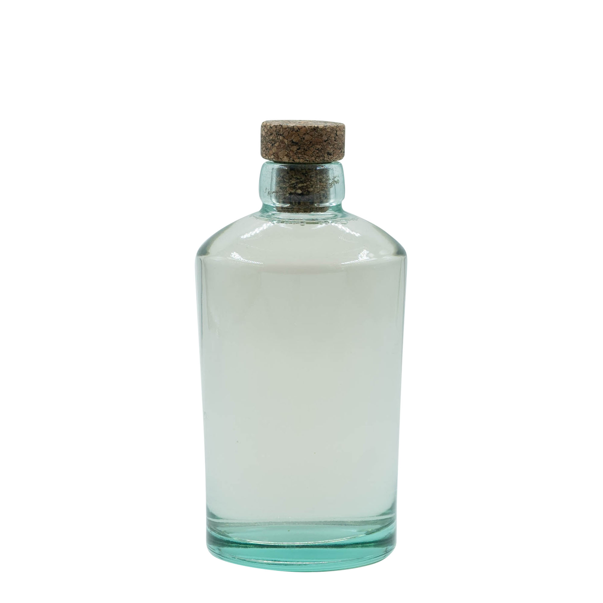 500 ml skleněná láhev 'Barrel', hrdlo: korek