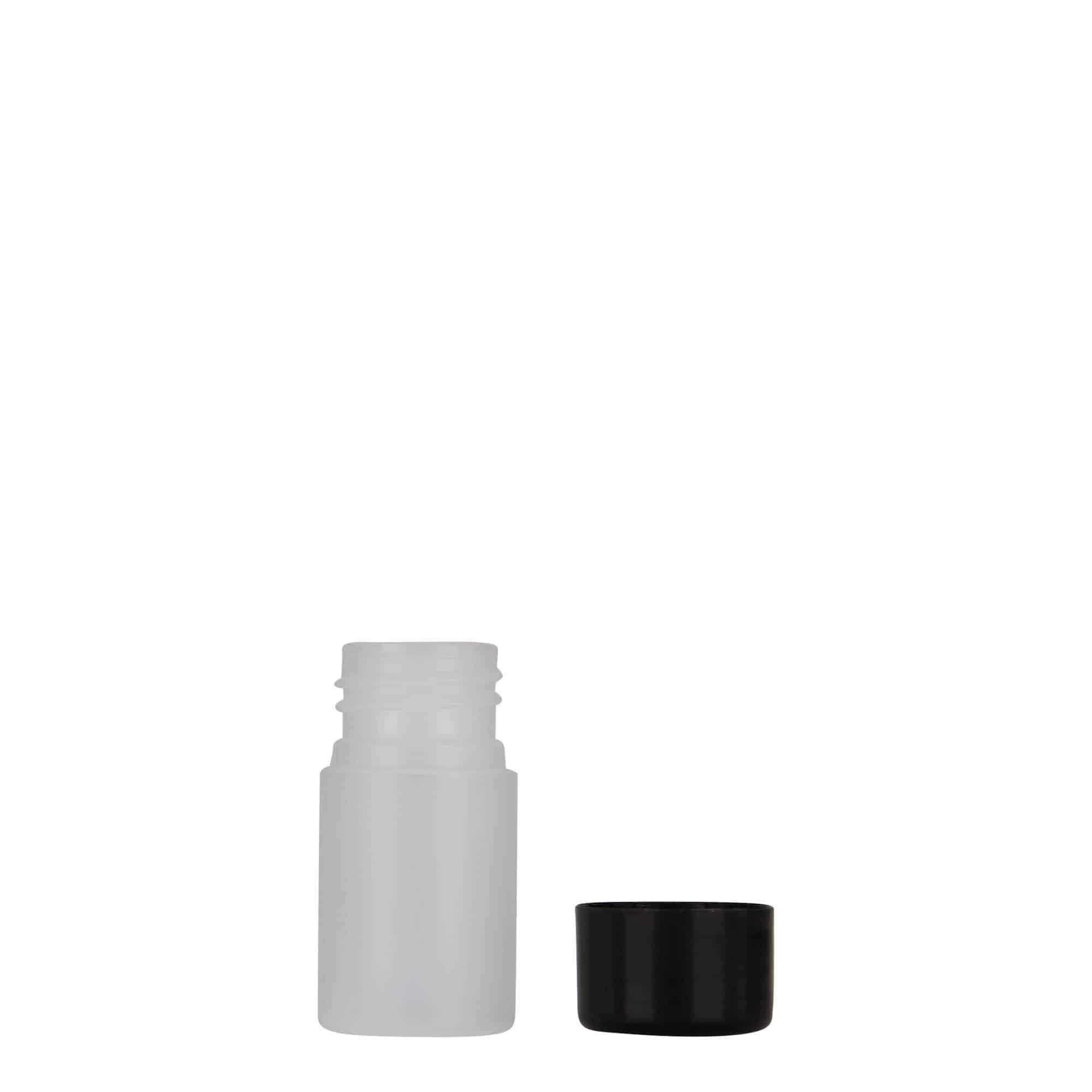 15 ml plastová lahvička 'Tuffy', HDPE, přírodní, hrdlo: 24/410