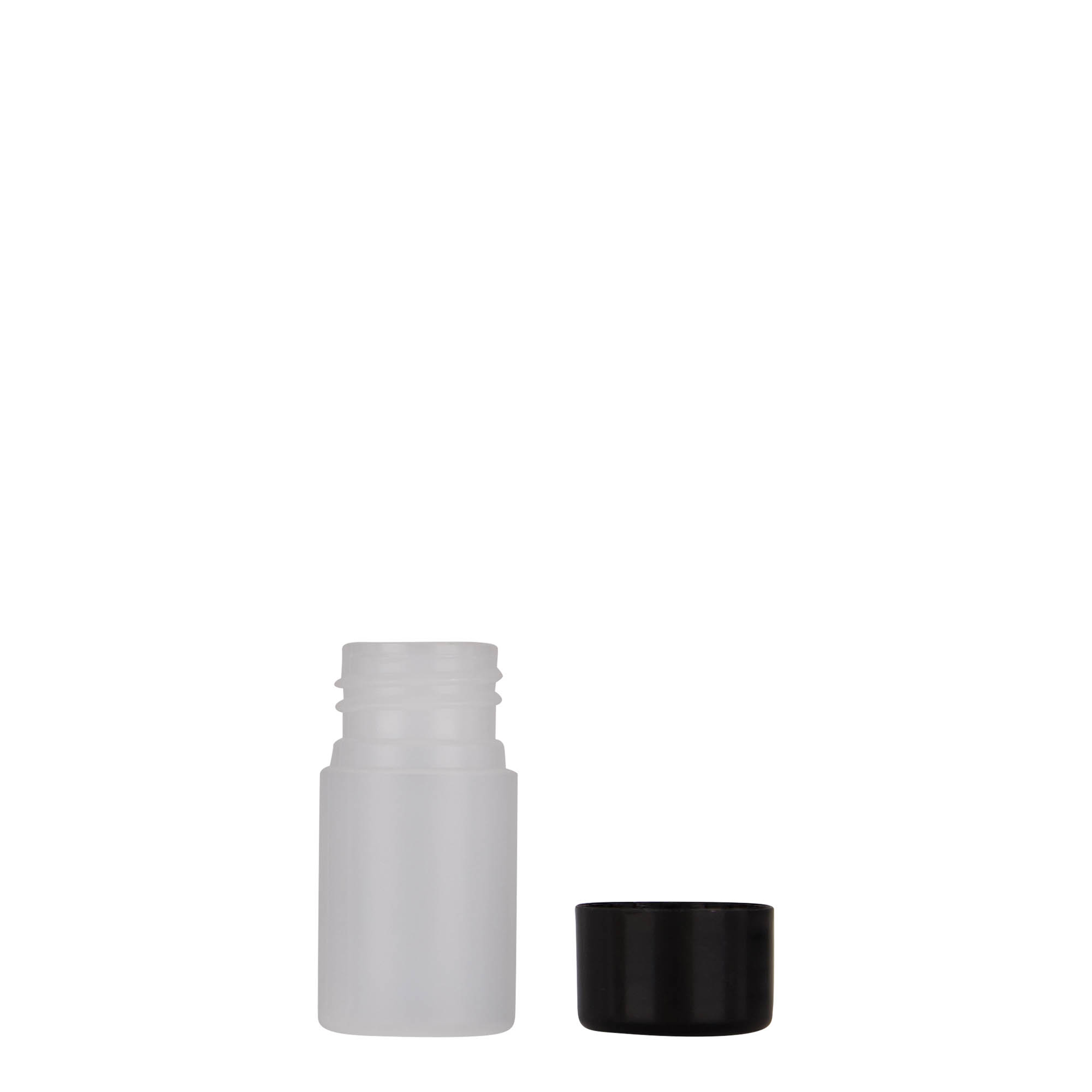 15 ml plastová lahvička „Tuffy“, HDPE, přírodní, hrdlo: 24/410