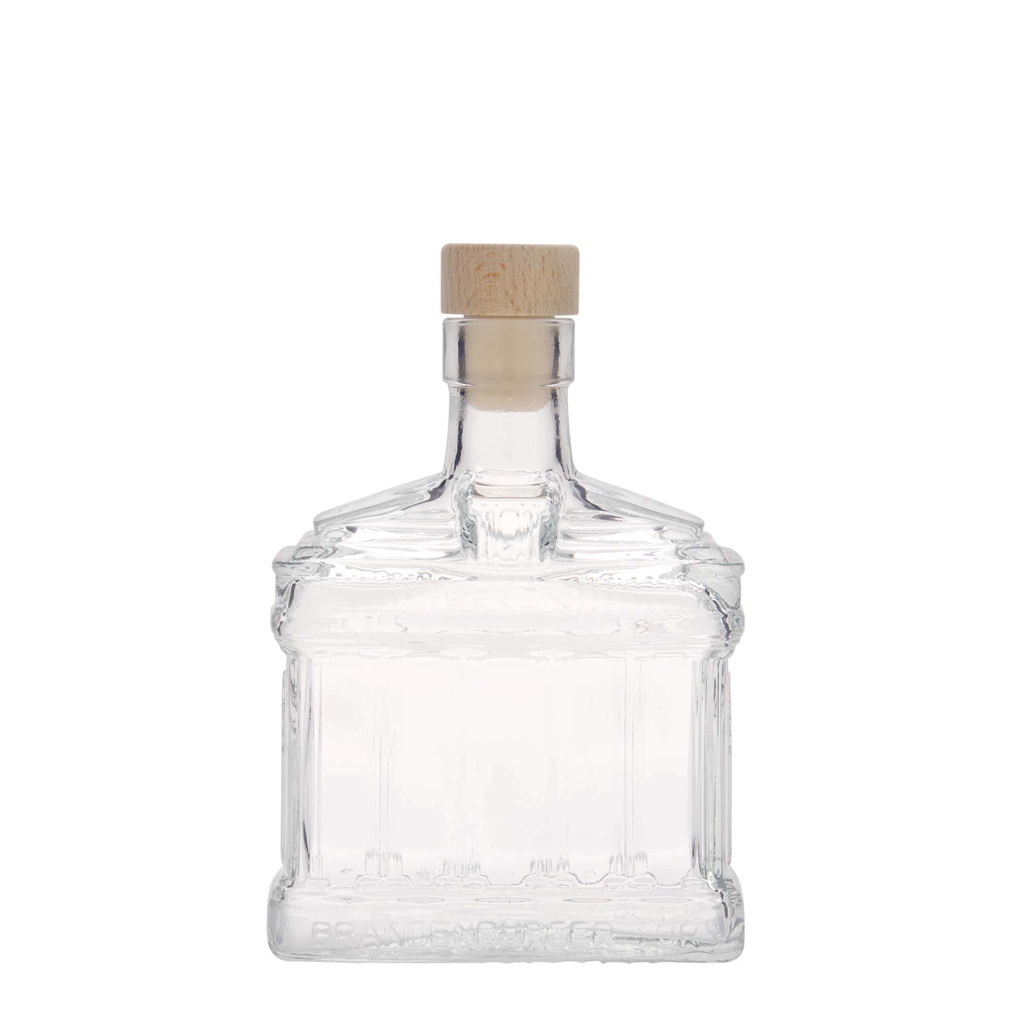 Skleněná lahev 200 ml 'Braniborská brána', uzávěr: korek