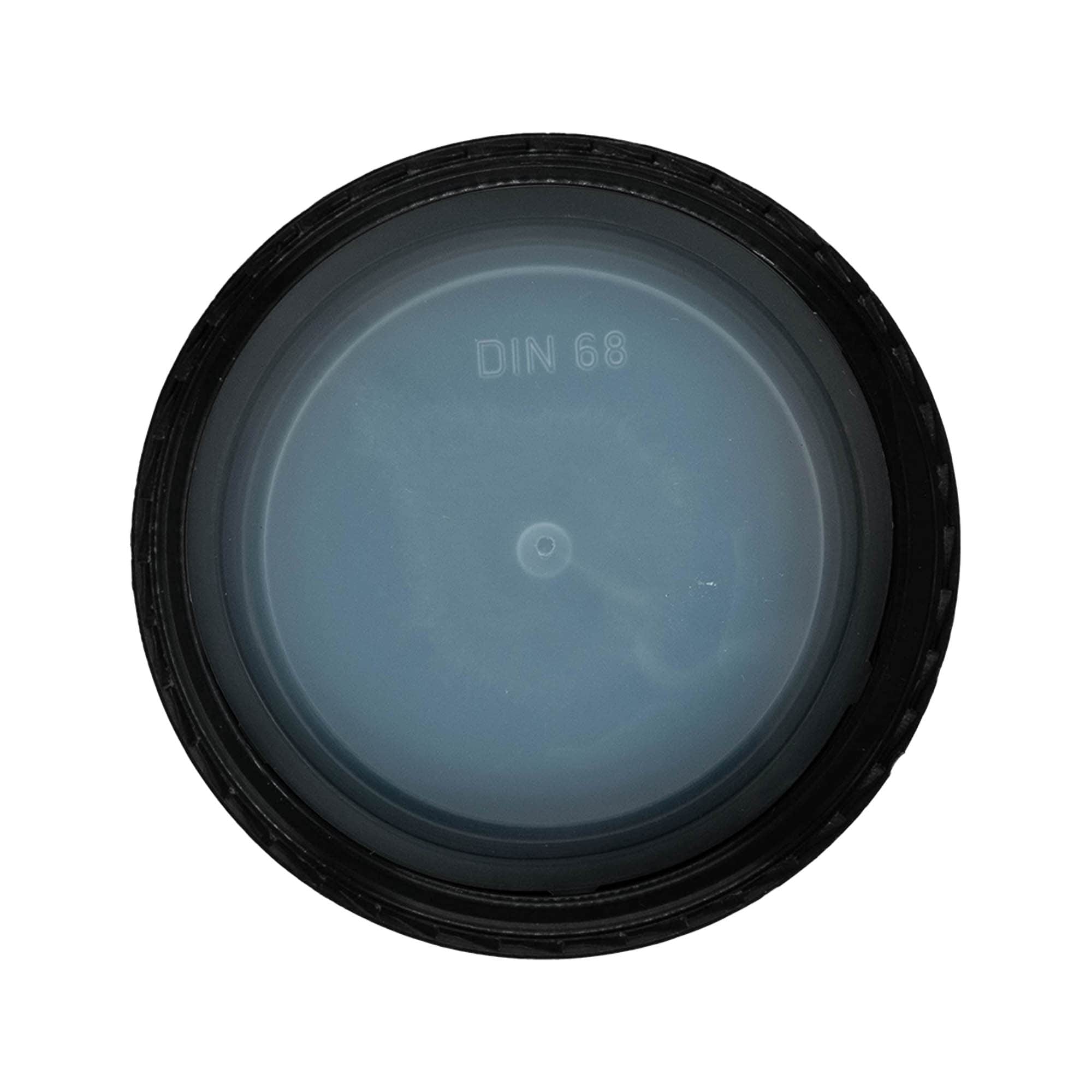 Šroubovací uzávěr, plast PP, černý, pro ústí: DIN 68