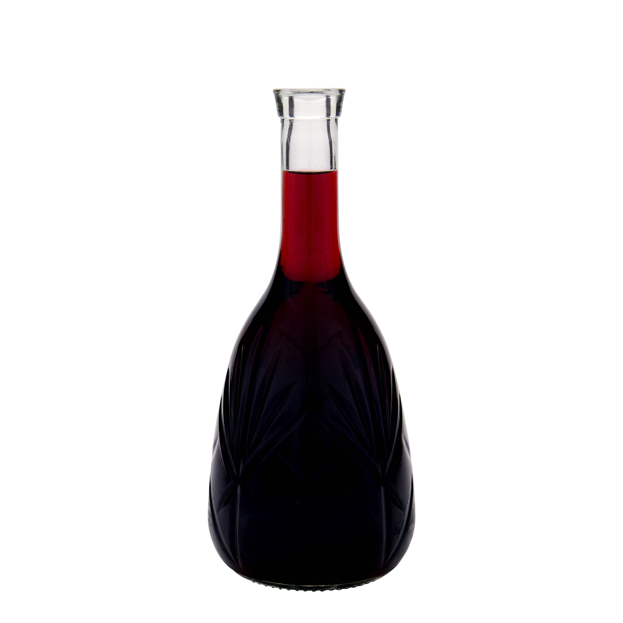 1.000 ml skleněná láhev 'Reliefa', hrdlo: korek 1.000 ml skleněná láhev 'Reliefa', hrdlo: korek