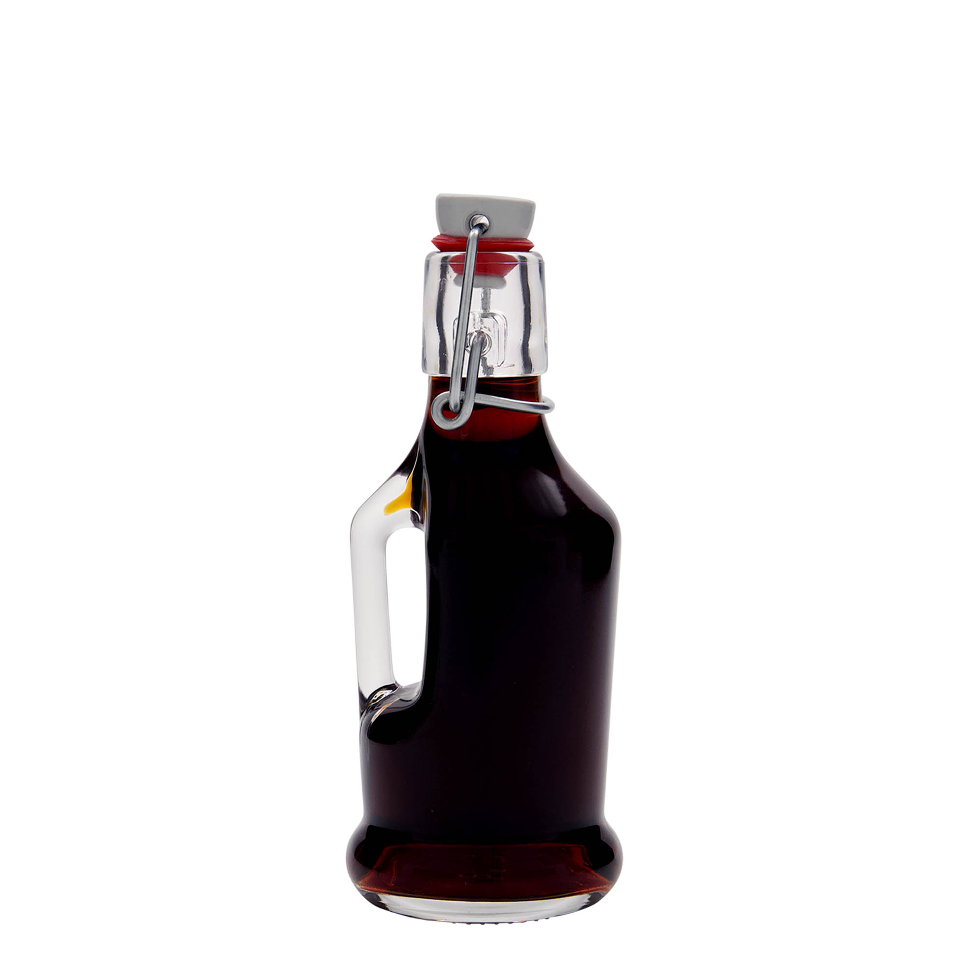200 ml skleněná láhev „Classica“, hrdlo: uzávěr se západkou