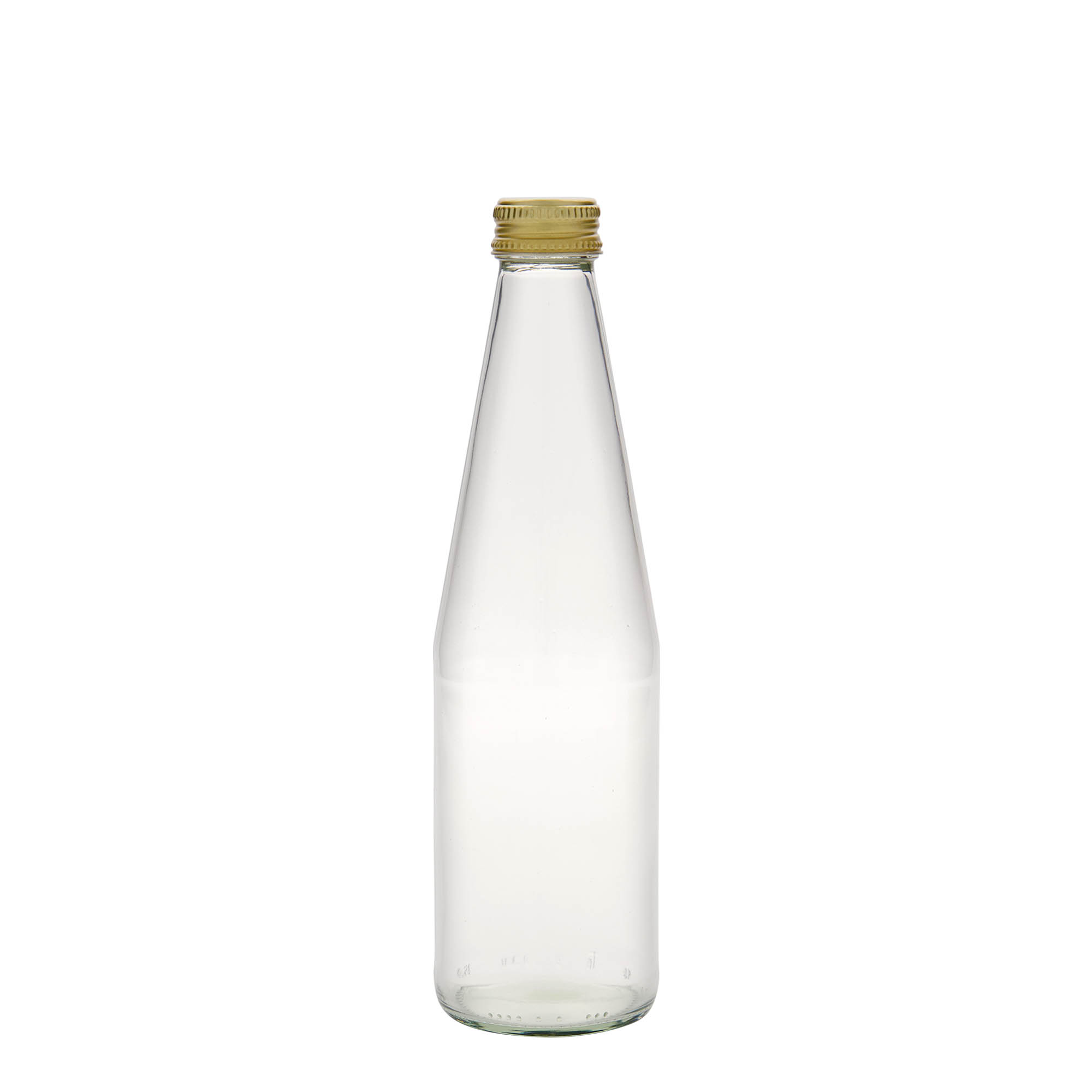330 ml univerzální láhev ve tvaru mrkve, sklo, hrdlo: PP 28 330 ml univerzální láhev ve tvaru mrkve, sklo, hrdlo: PP 28