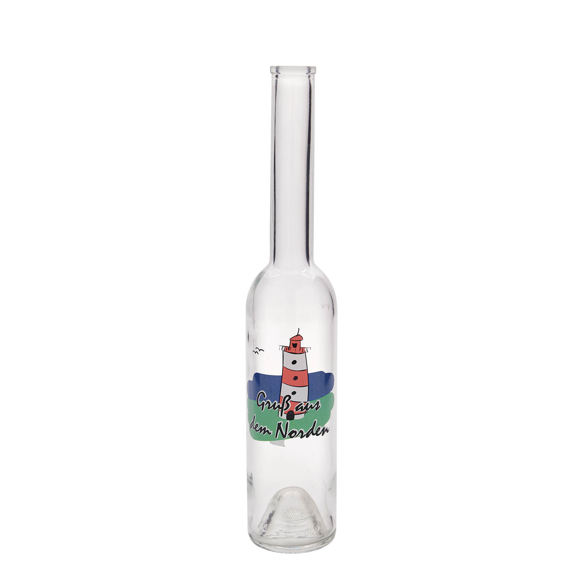 350 ml skleněná láhev 'Opera', motiv: Sever, uzávěr: korek 350 ml skleněná láhev 'Opera', motiv: Sever, uzávěr: korek